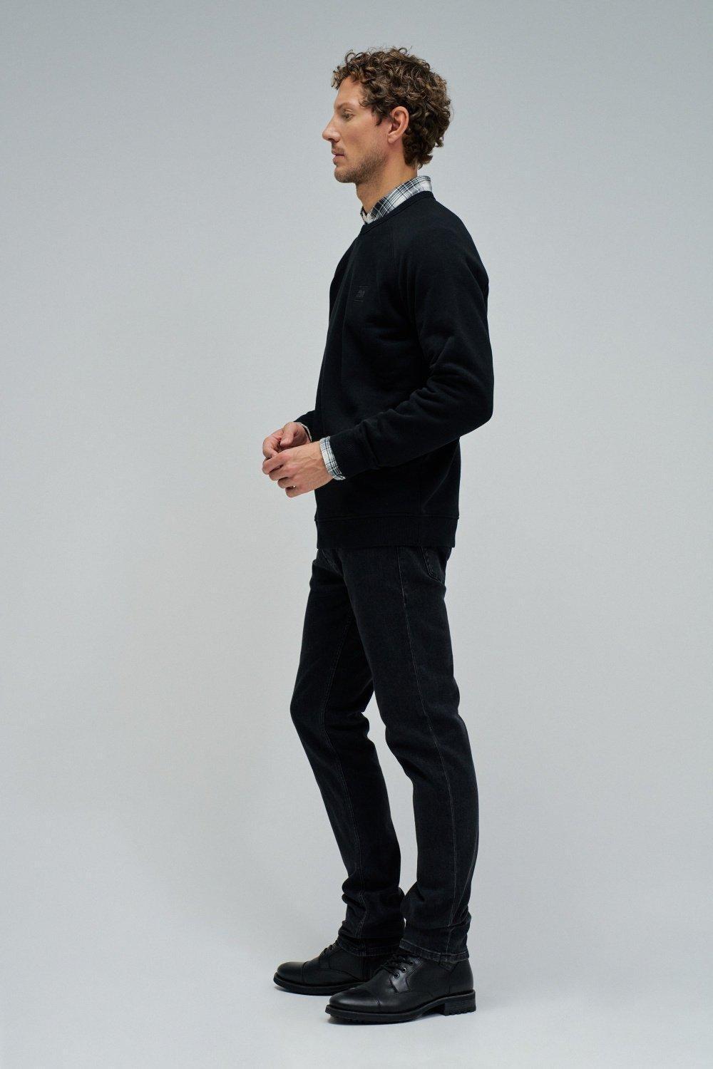 Sweatshirt With Branding, Black, large image number 2