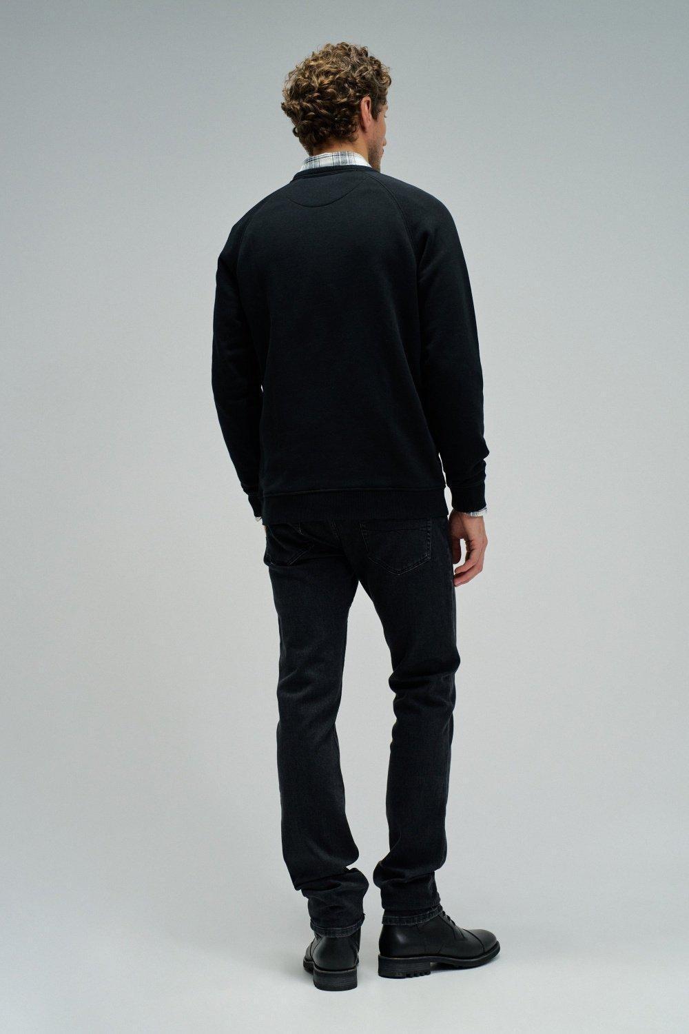 Sweatshirt With Branding, Black, large image number 3