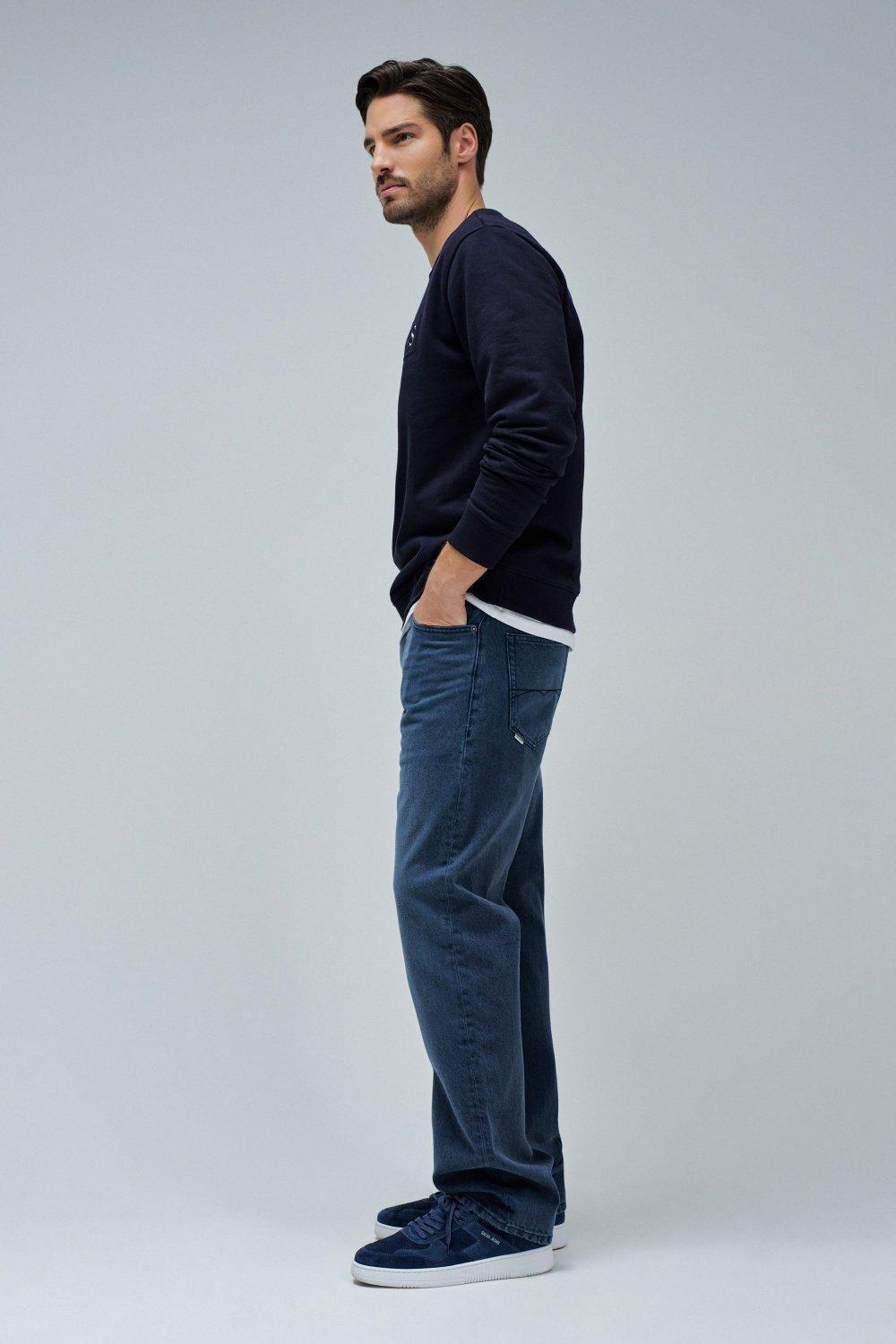 Sweatshirt With Branding&nbsp;, Navy, medium