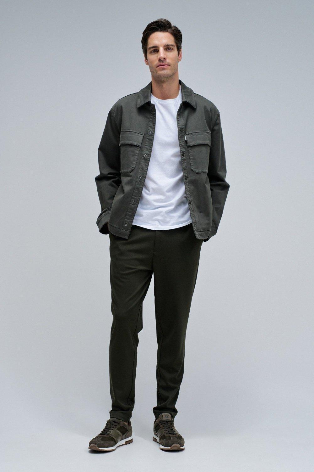 Interlock Drawstring Joggers, , large image number 1