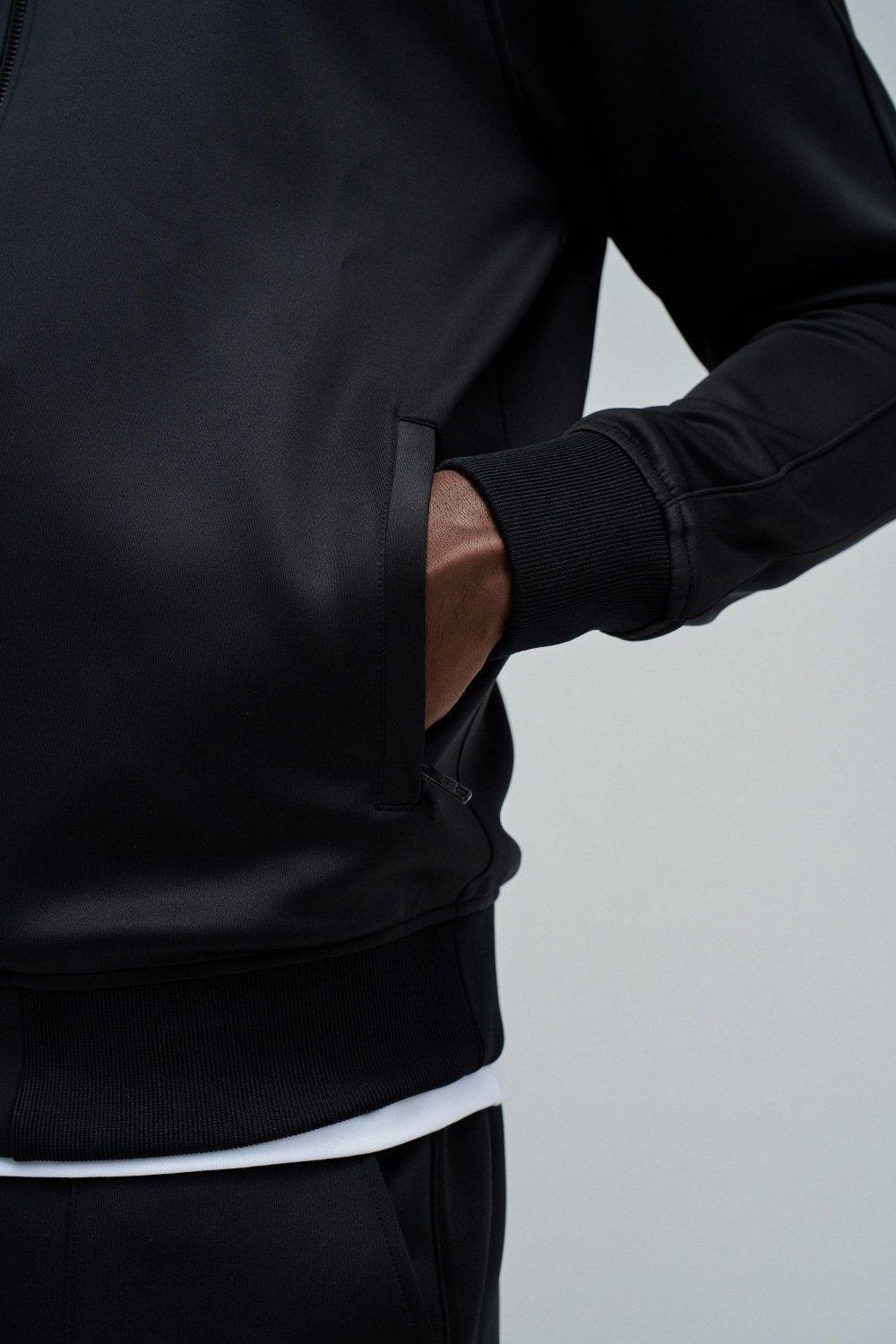 Bomber Jacket, Black, large image number 4