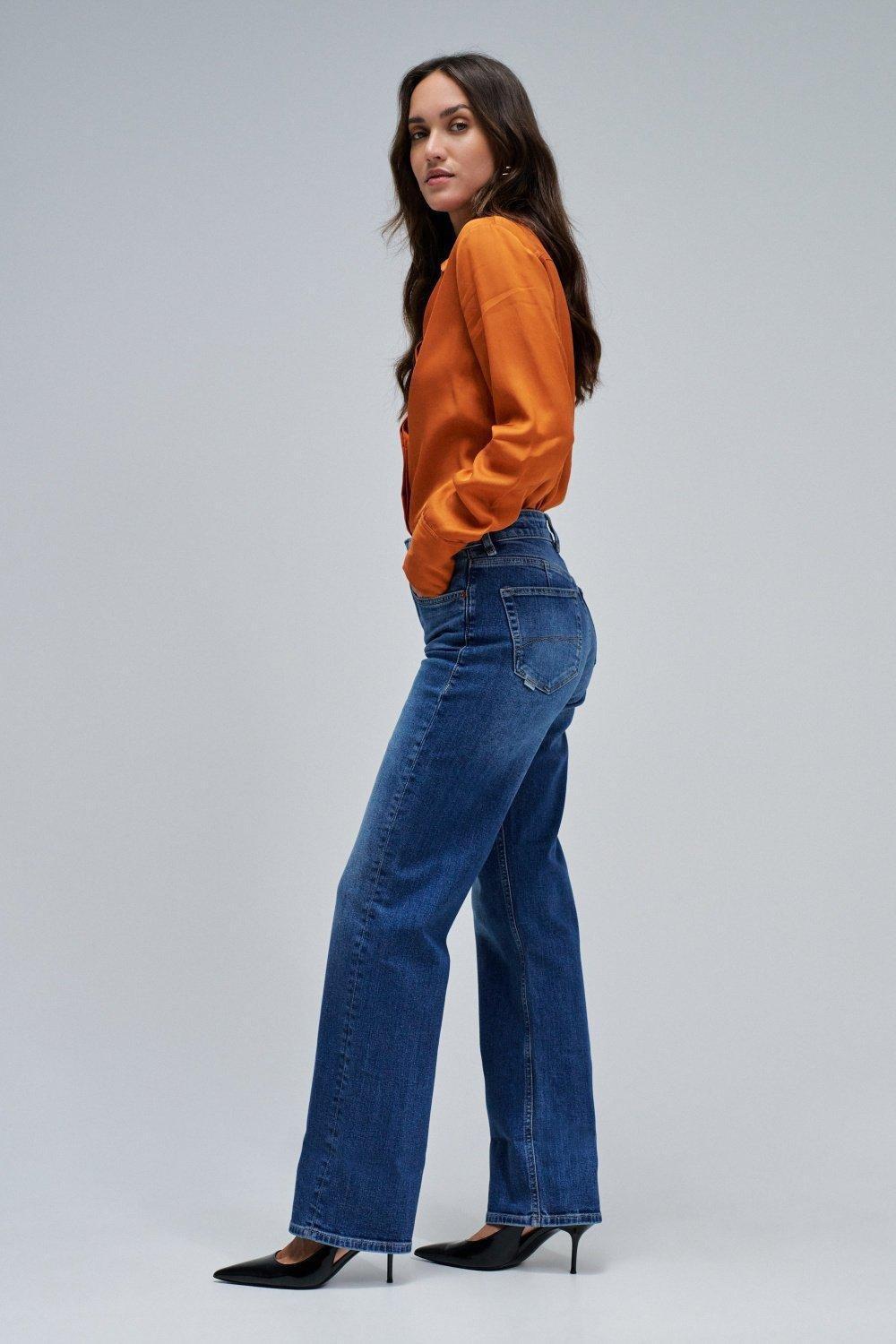 True Straight Jeans, Navy, large image number 2