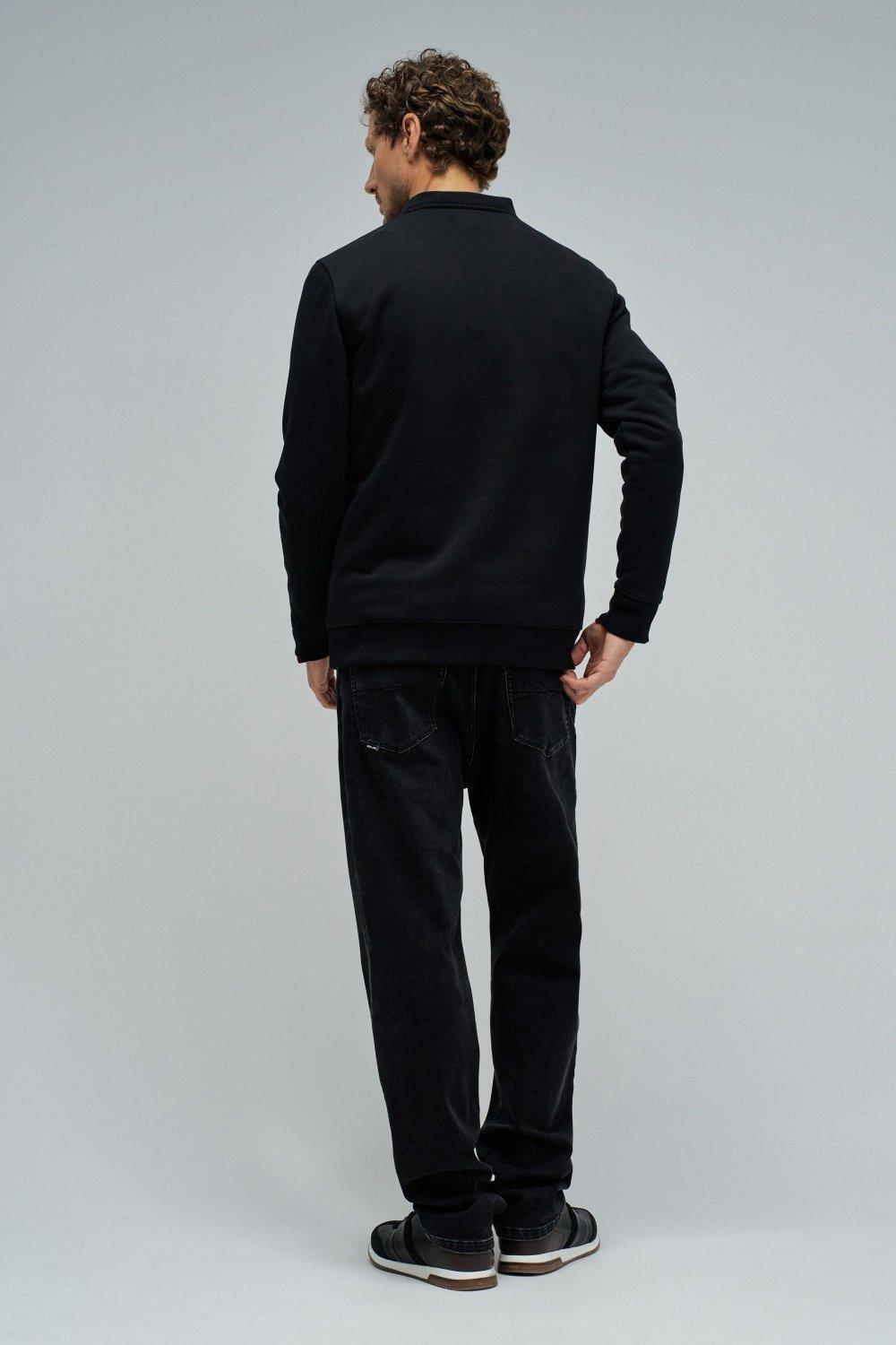 Sweatshirt With Branding, Black, large image number 3