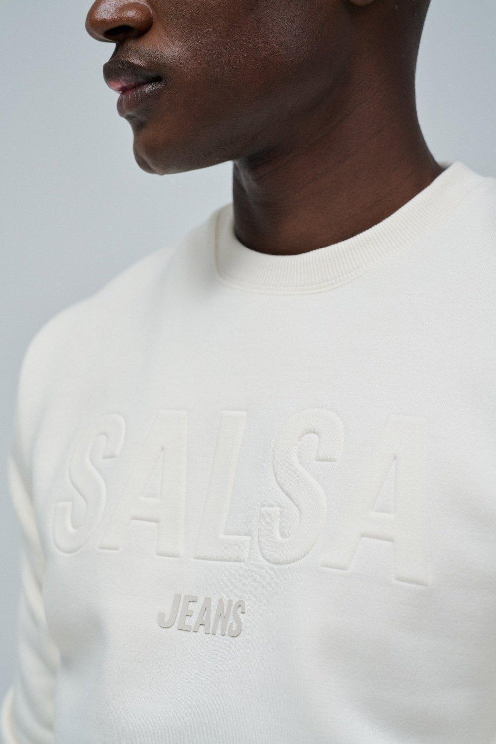 Sweatshirt With Branding, Pearl, large image number 4