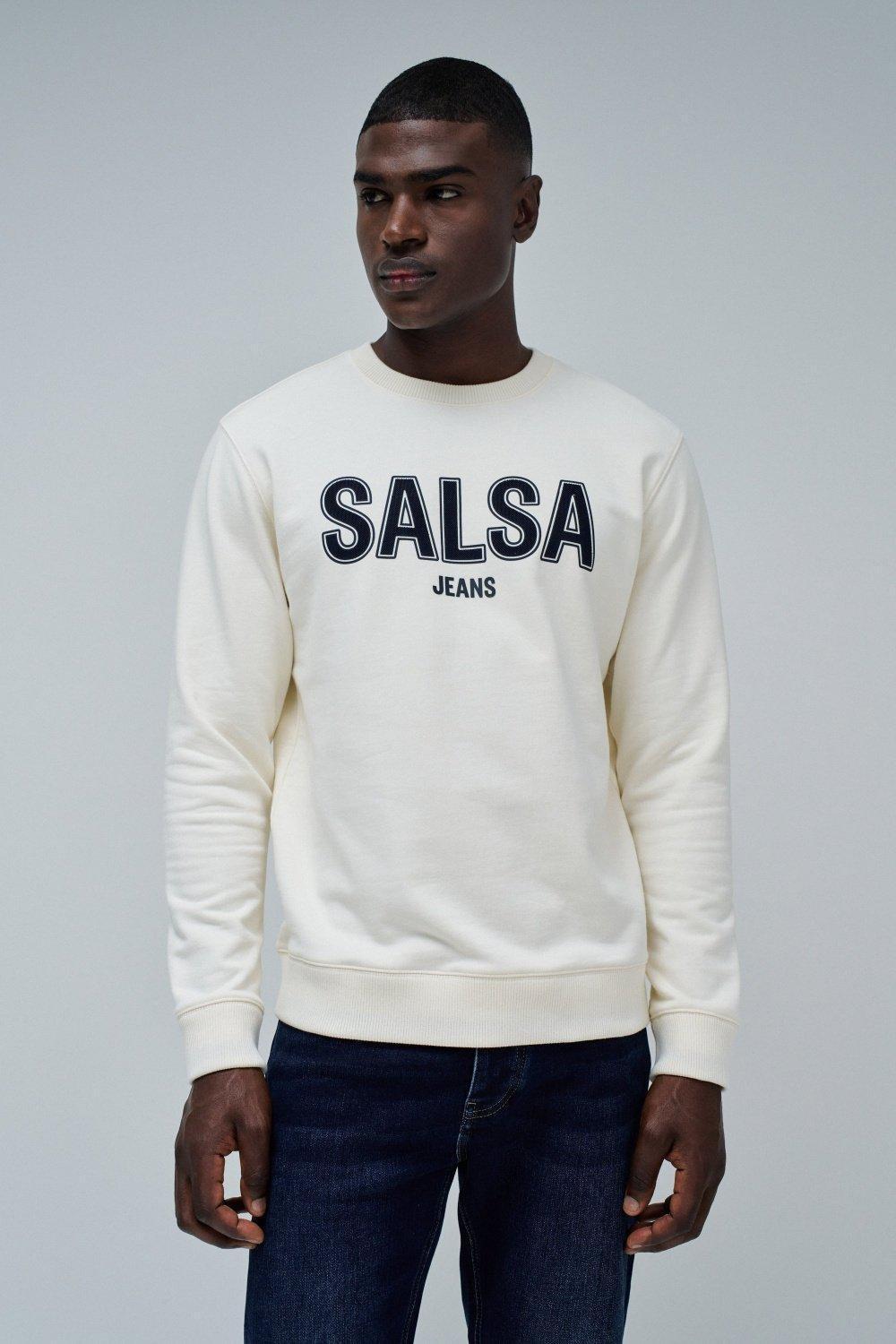 Sweatshirt With Branding&nbsp;, Pearl, medium