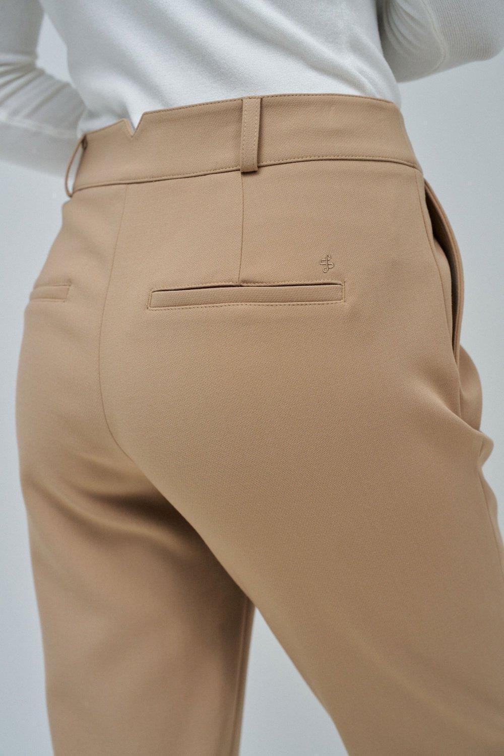 SLIM FIT CHINO TROUSERS, Brown, large image number 4