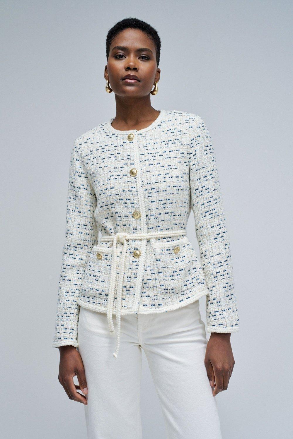 Tweed Trench Coat, , large image number 0
