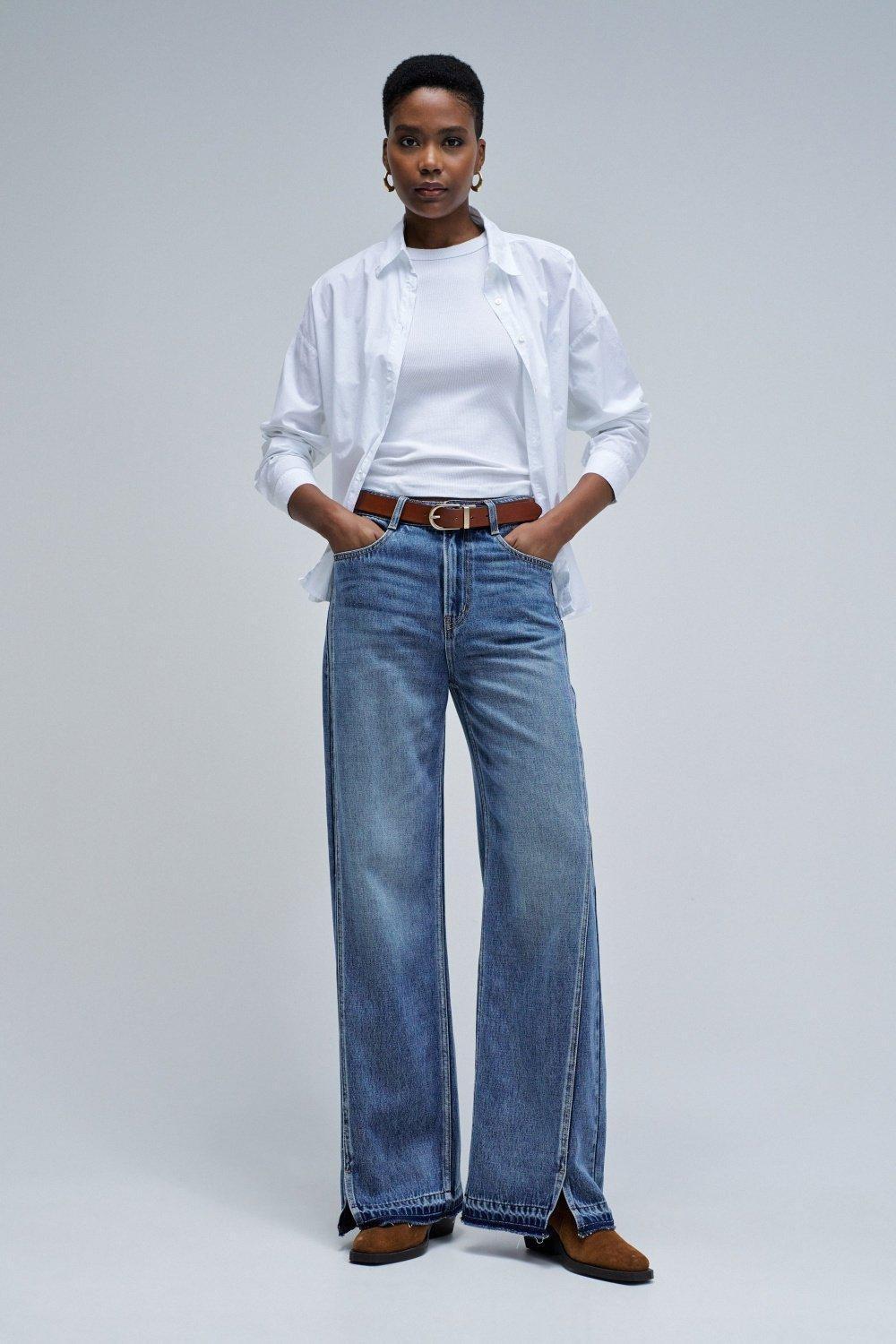 Wide Leg Jeans, , large image number 1