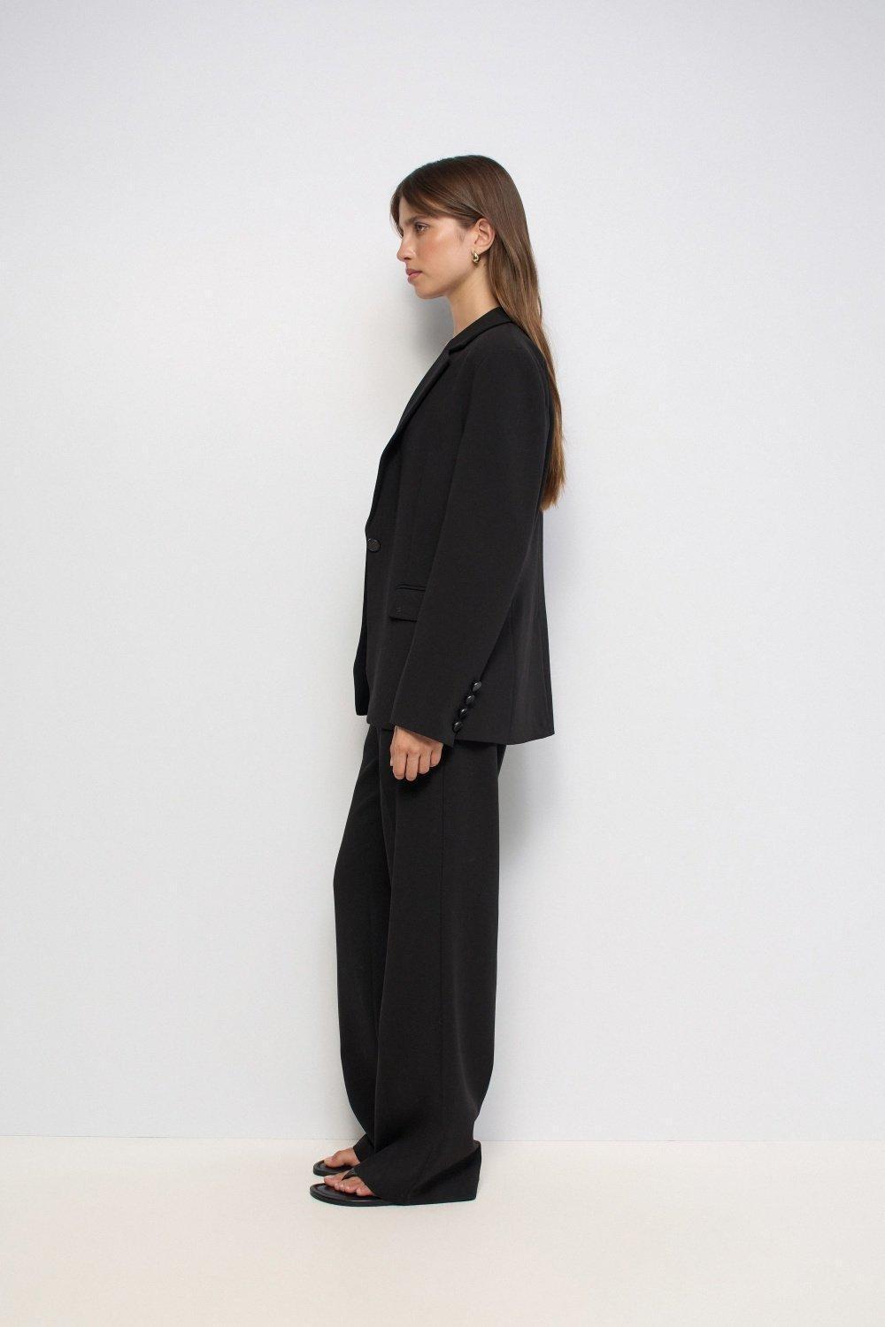 Fitted Blazer With Check Pattern, , large image number 2