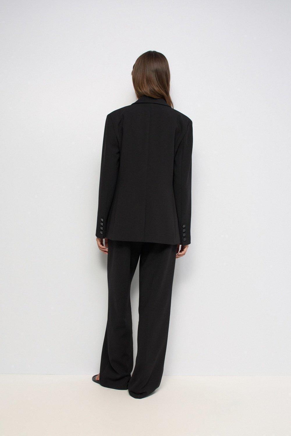 Fitted Blazer With Check Pattern, , large image number 3