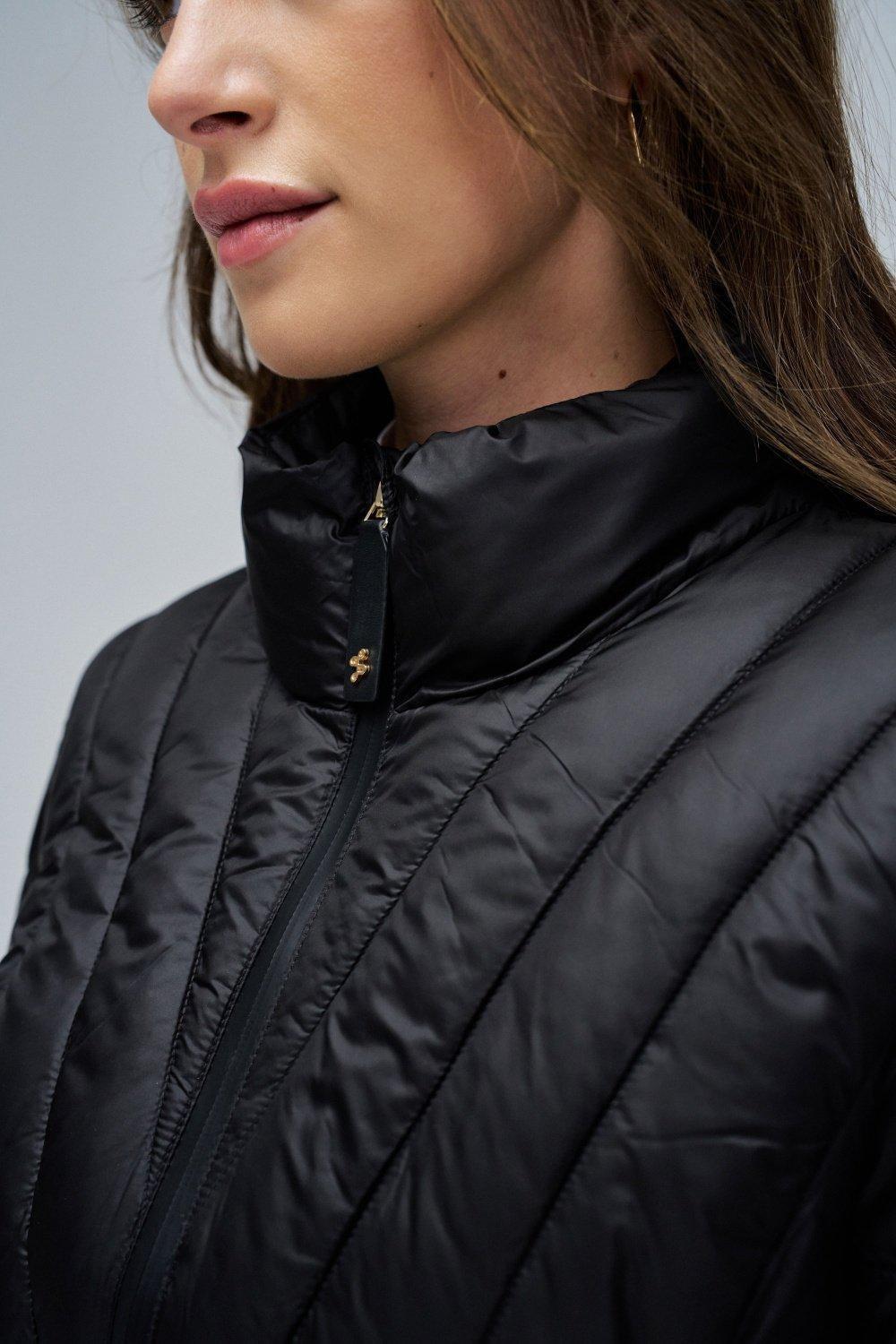 Short Quilted Jacket Jackie, Black, large image number 4