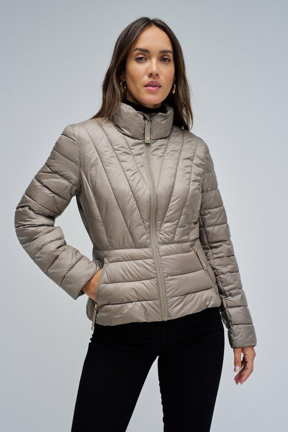 V1 Short Quilted Jacket Jackie&nbsp;, Light Brown, medium