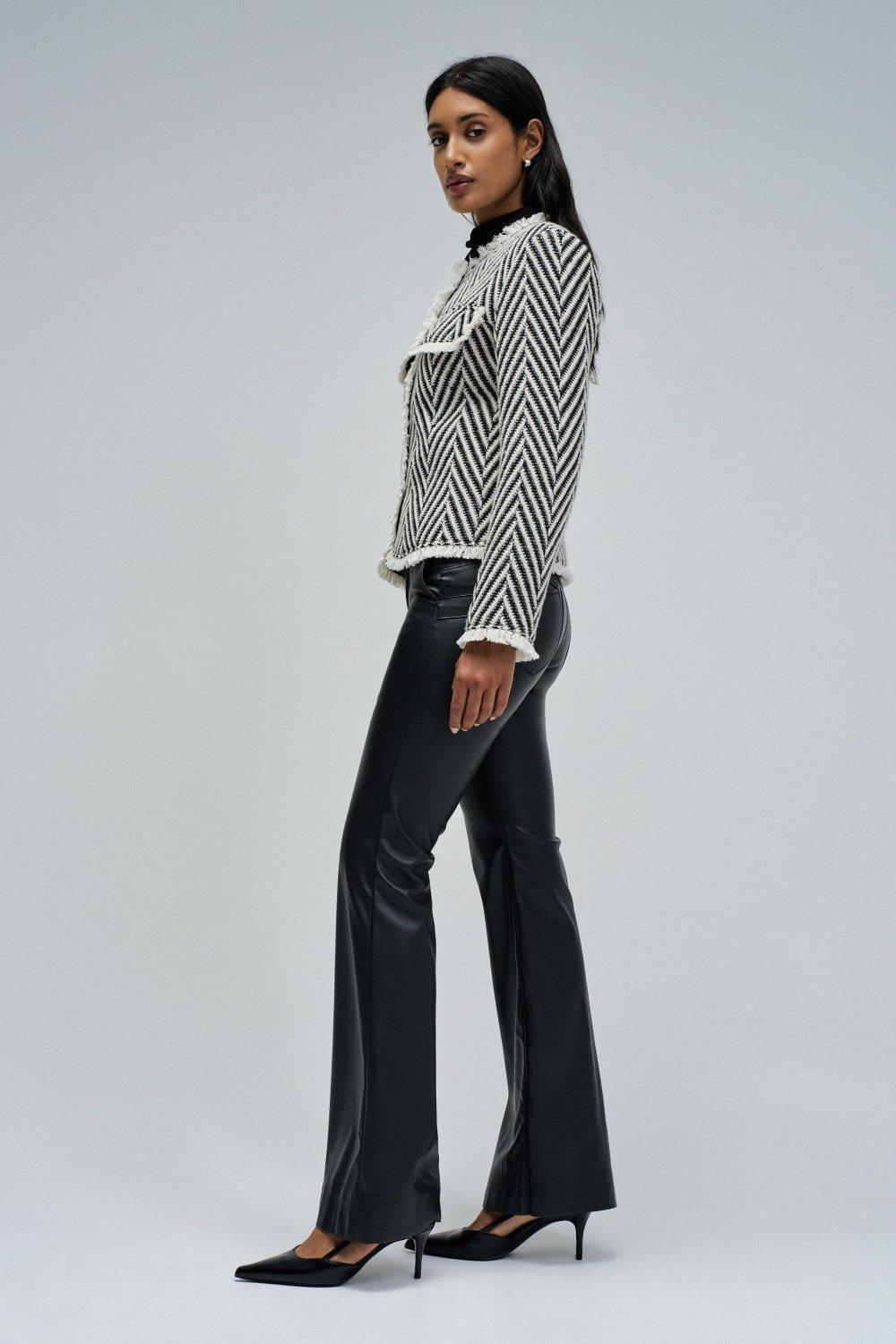 Tweed Jacket, Black, medium