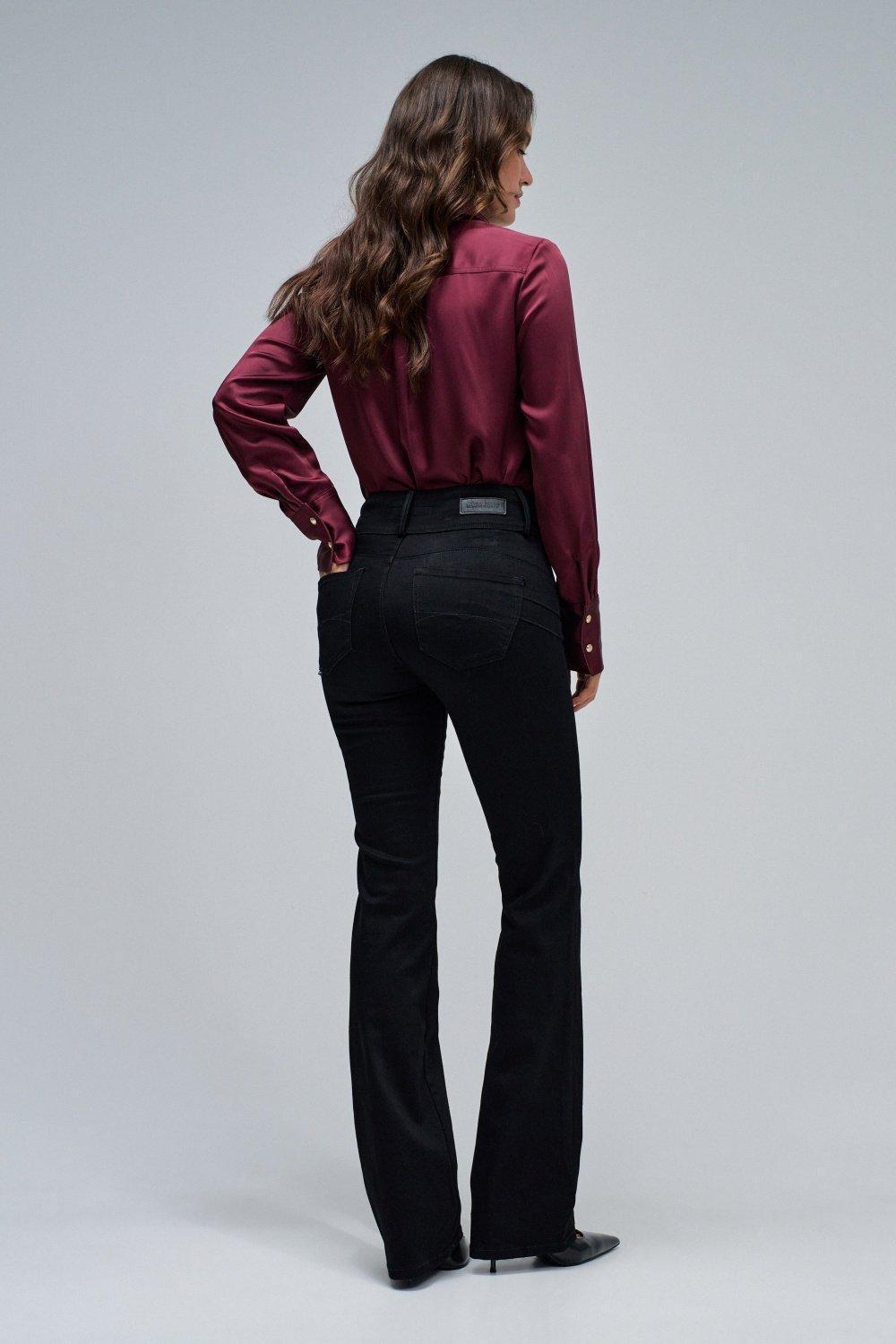 Secret Silhouette Push In Bootcut, Black, large image number 3