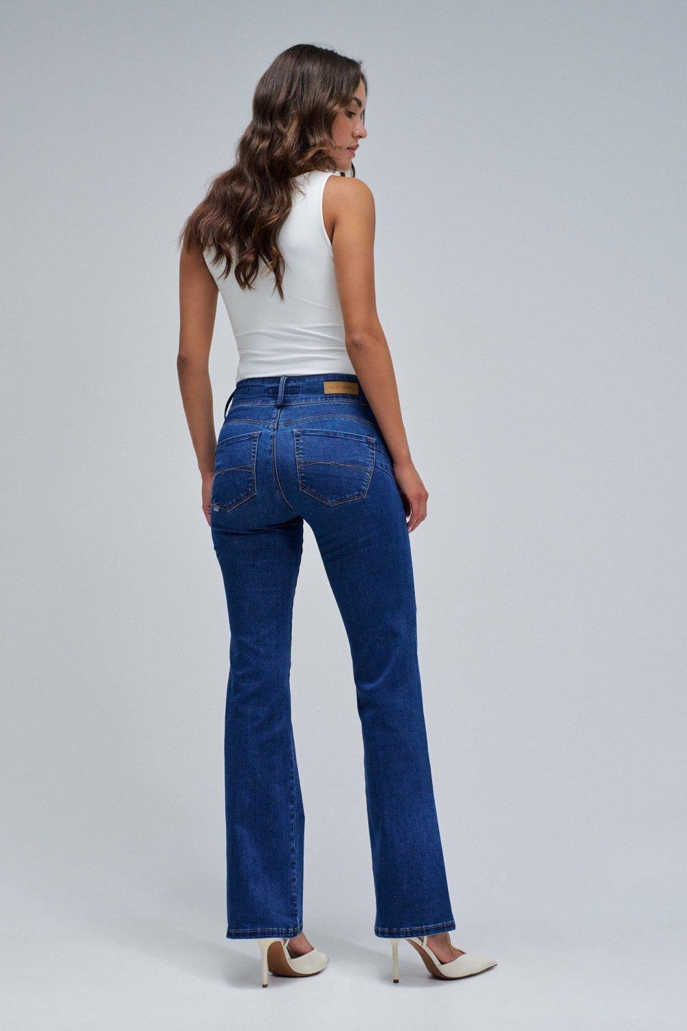 Secret Silhouette Push In Bootcut, Navy, large image number 3