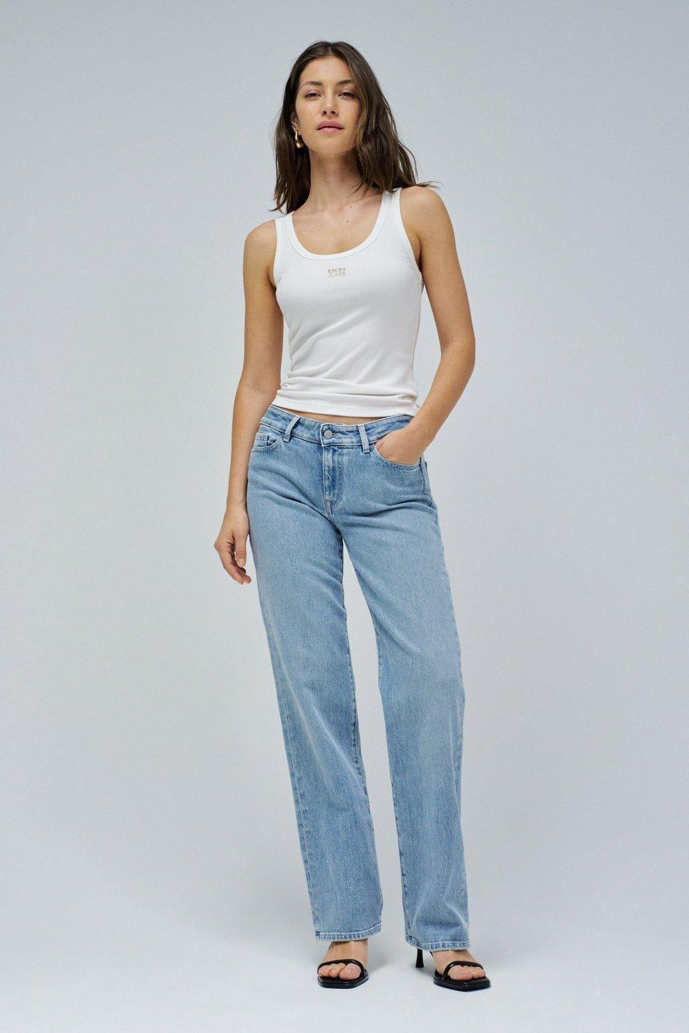 White Logo Print Cropped Tank, , large image number 1