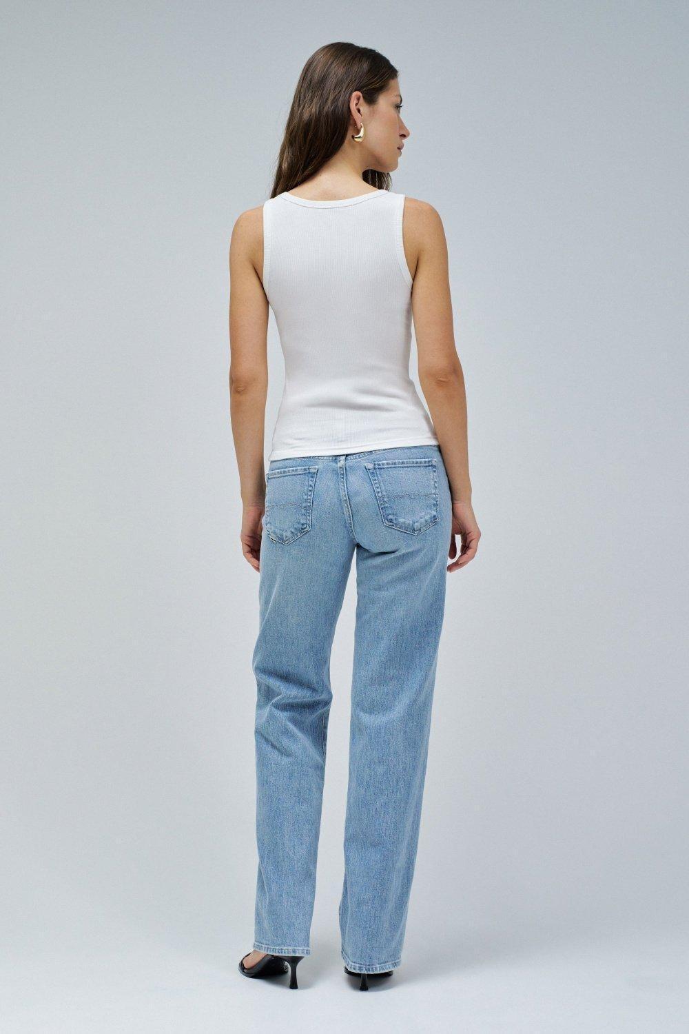 White Logo Print Cropped Tank, , large image number 3