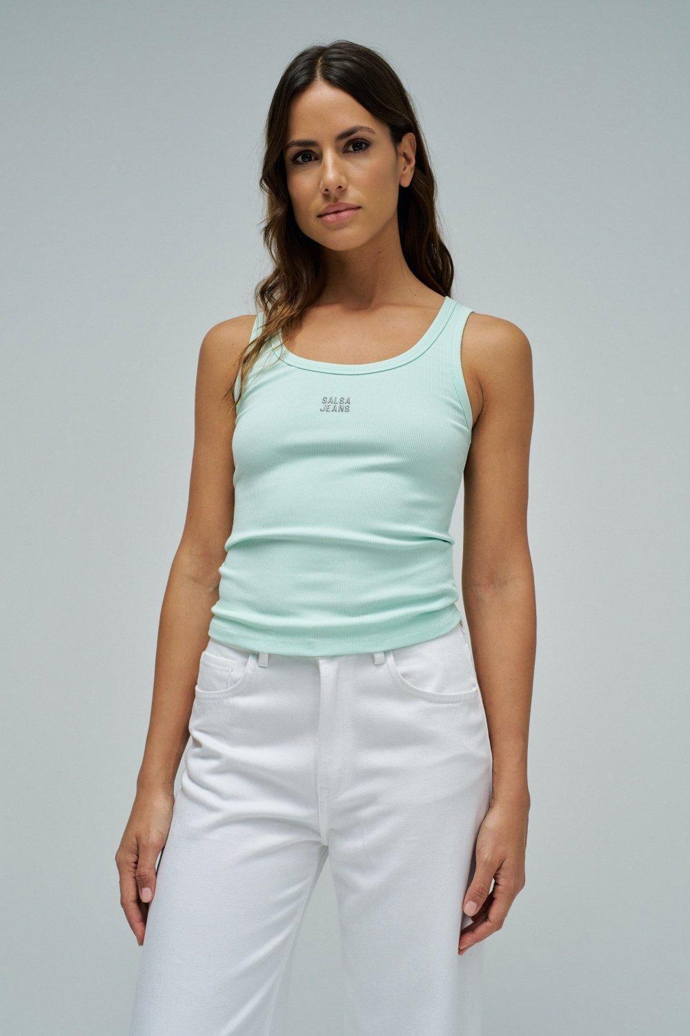 Basic Top, Green, medium