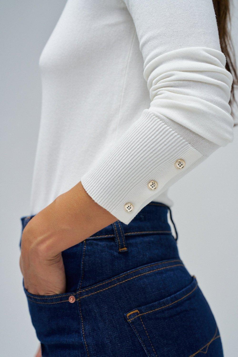 Basic Knit Sweater, , large image number 4