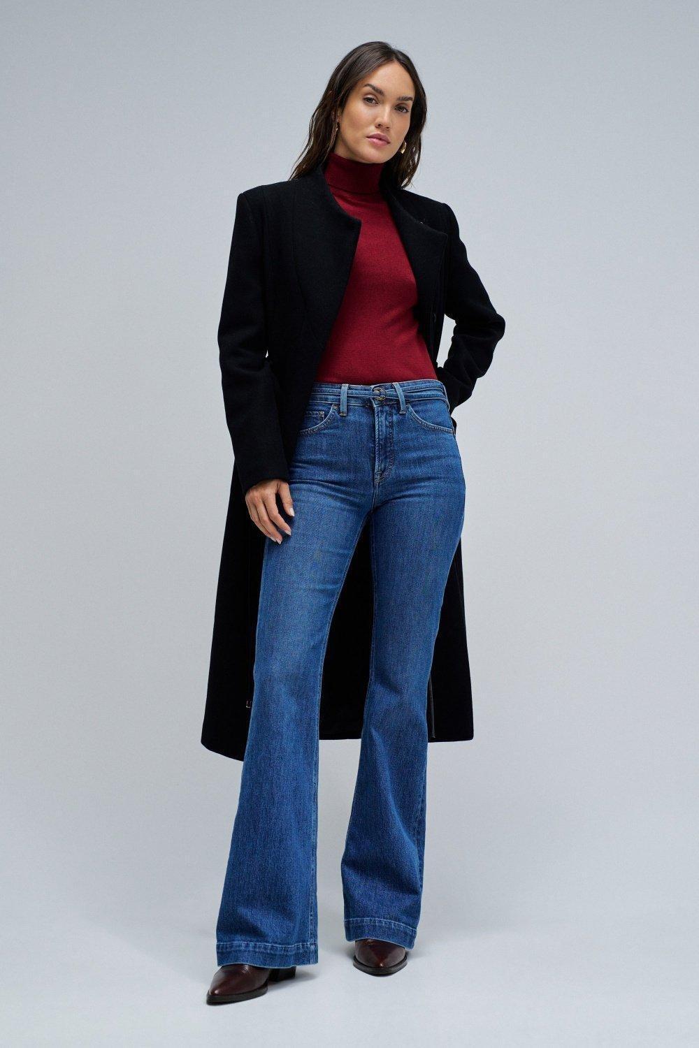 High Neck Sweater&nbsp;, Burgundy, medium