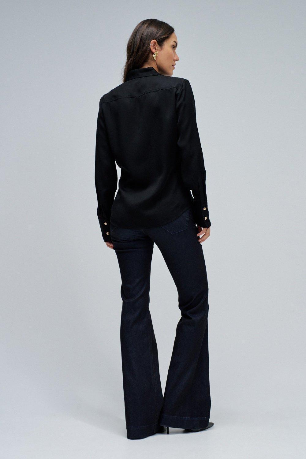 Basic Shirt with Gold Buttons, , large image number 3