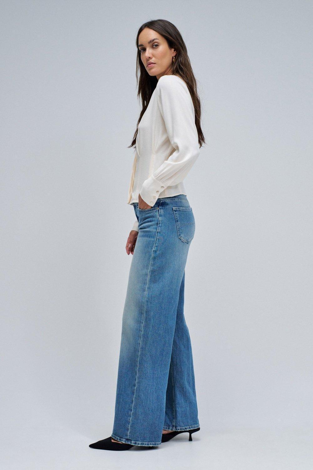 Corset Style Blouse, Pearl, large image number 2