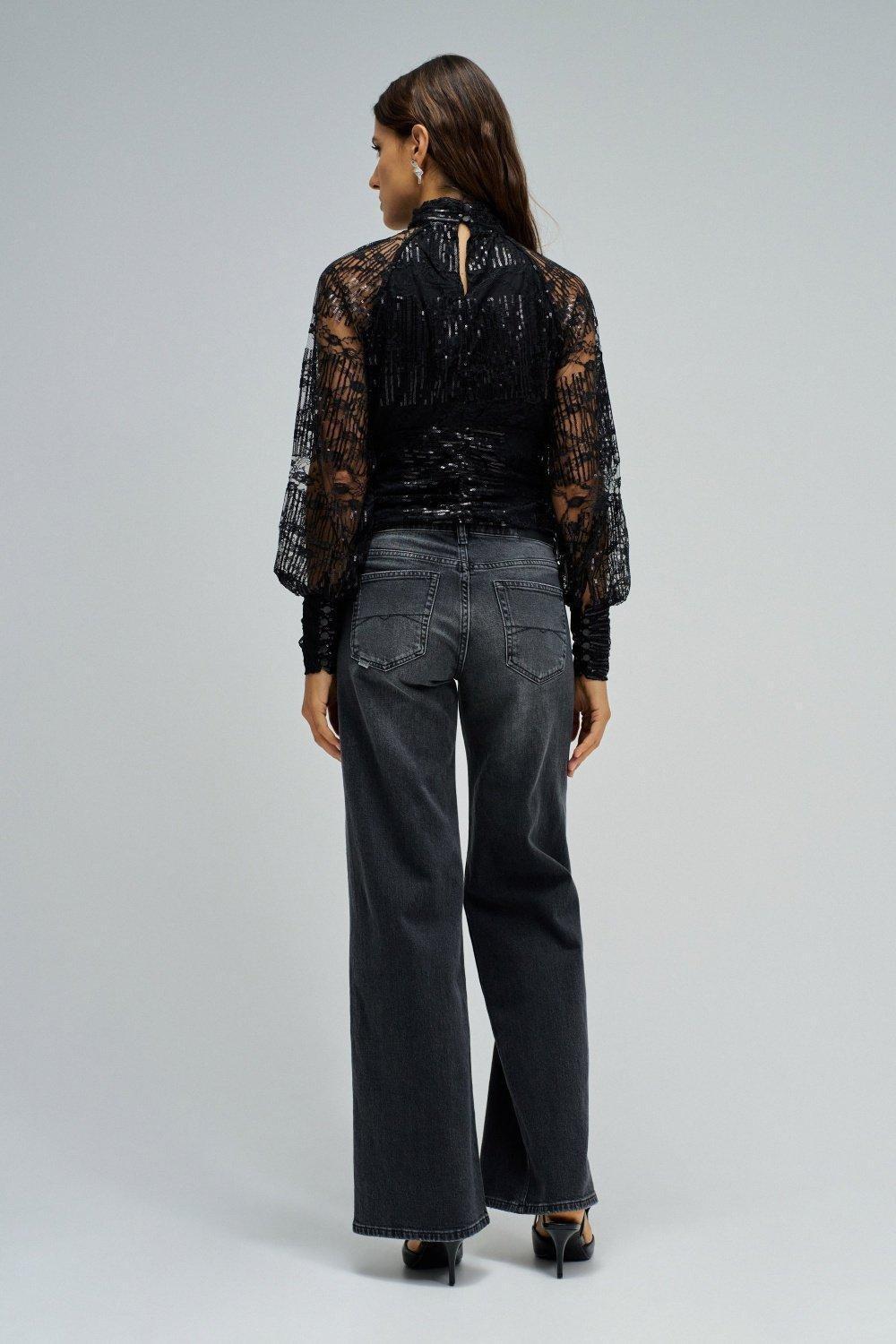 Sequin Top, Black, large image number 3