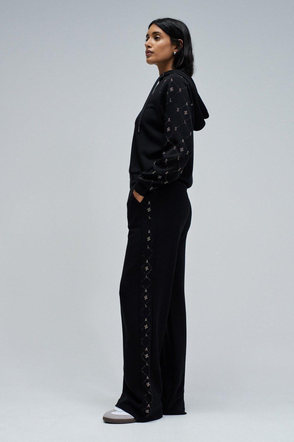 Hoodie With Zip, Black, large image number 2