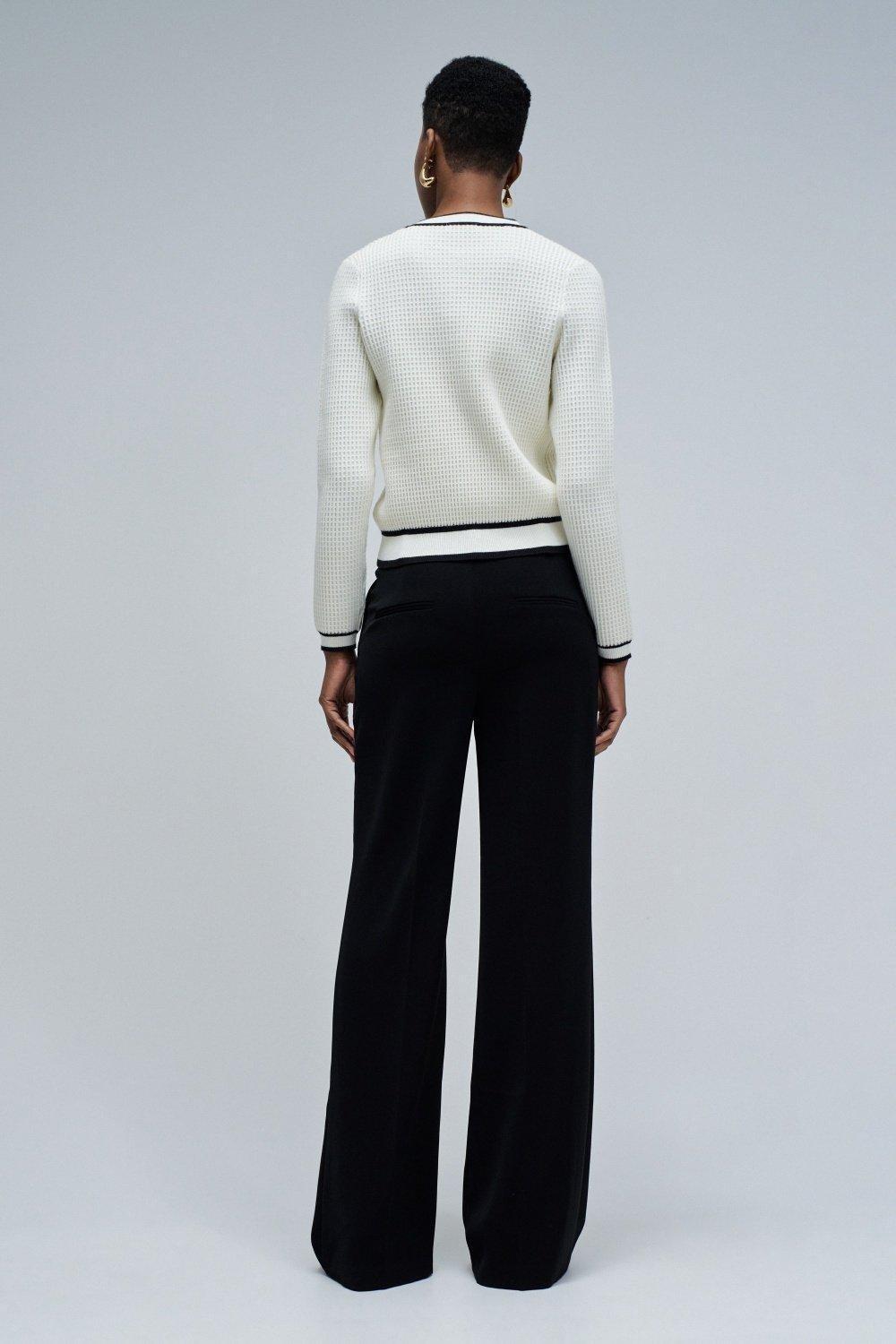 Cardigan With Golden Buttons, Pearl, large image number 3