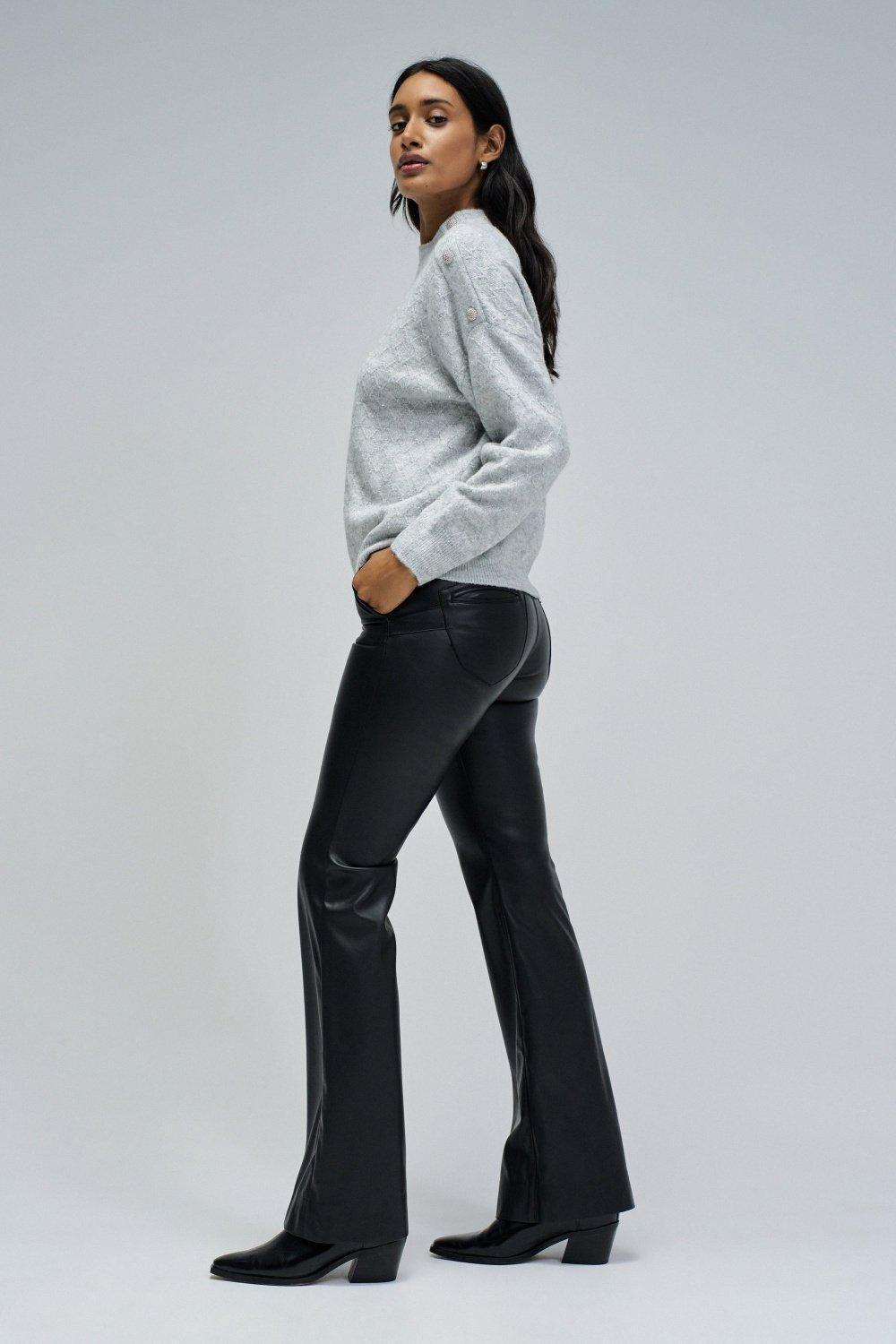 Knit Sweater With Lurex, Grey, medium