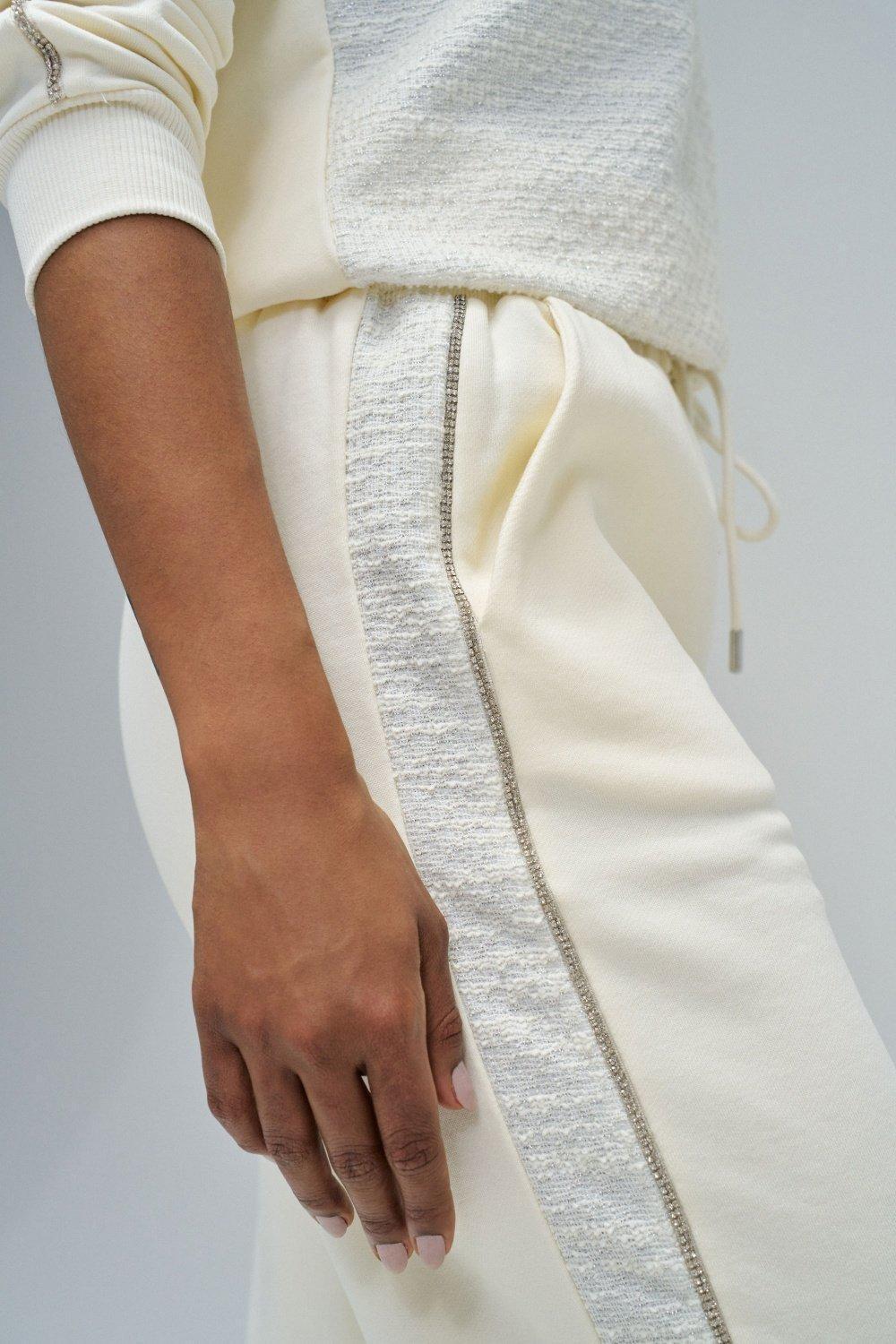 Joggers With Straight Leg Trousers, Pearl, large image number 4