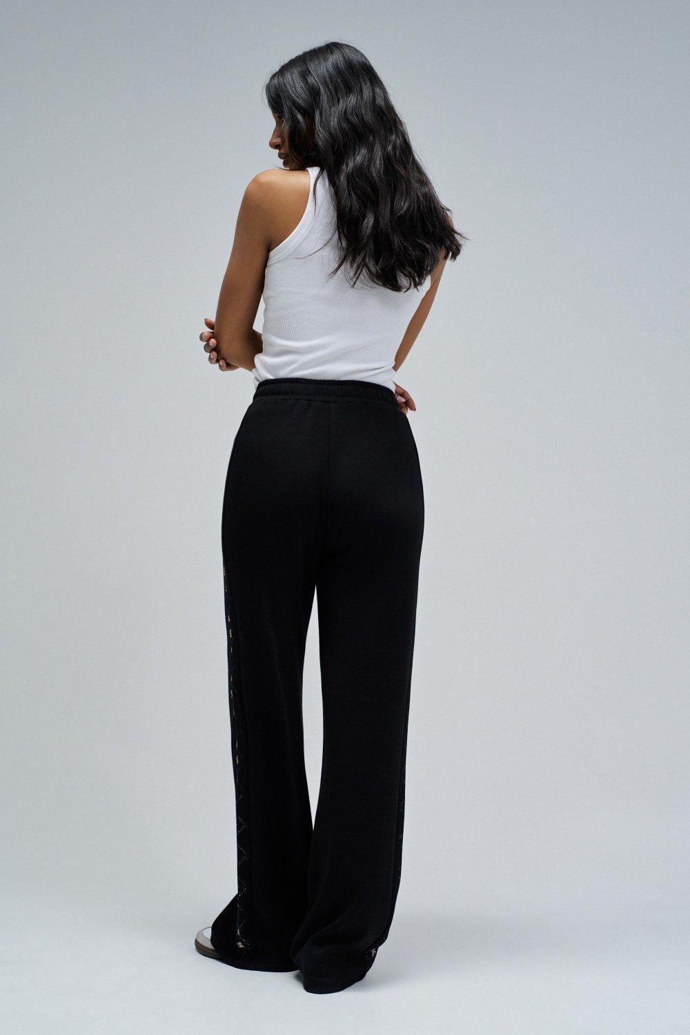 Joggers With Straight Leg Trousers, Black, large image number 3