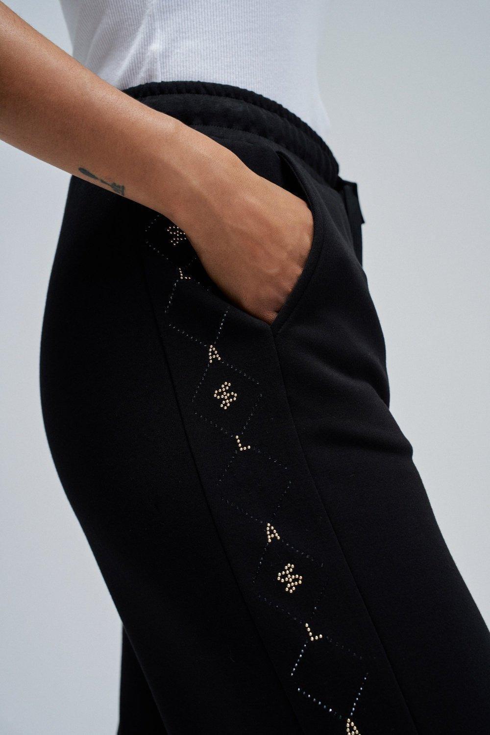 Joggers With Straight Leg Trousers, Black, large image number 4