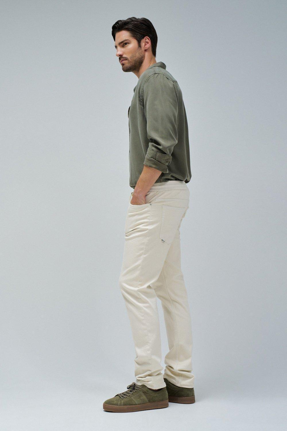 Beige Pants Joggers S-Activ, , large image number 2