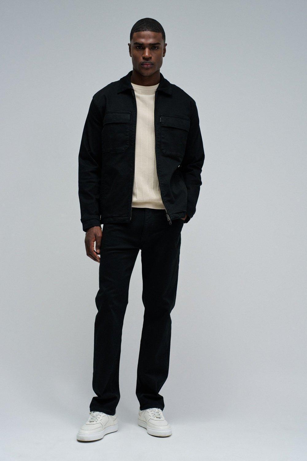 Overshirt S-Activ, Black, medium