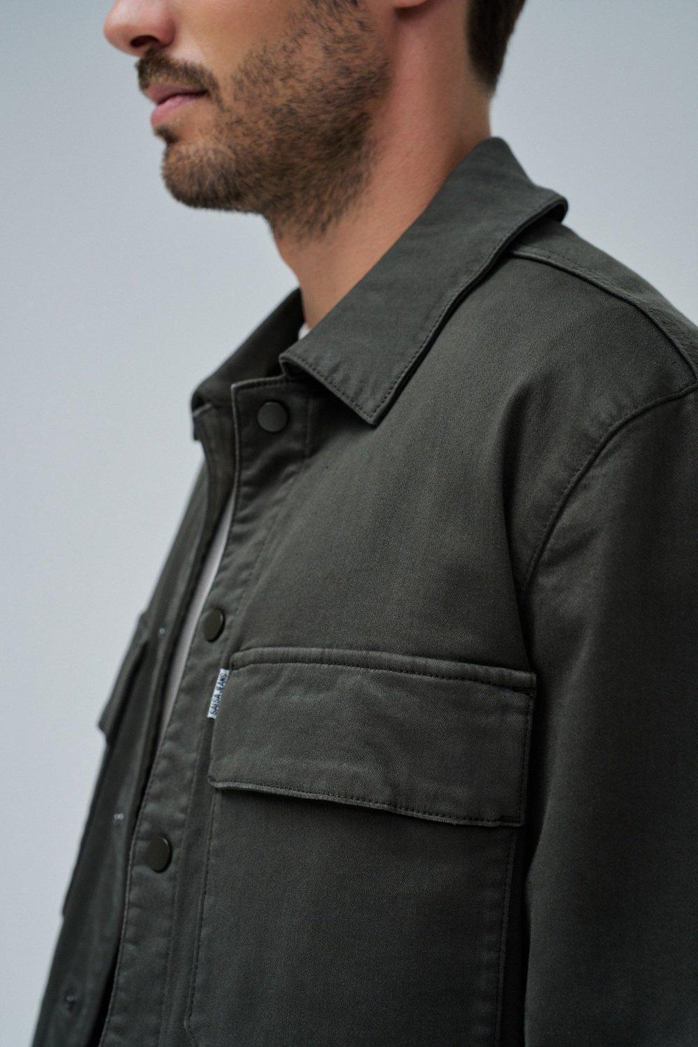 Green Overshirt S-Activ, , large image number 4
