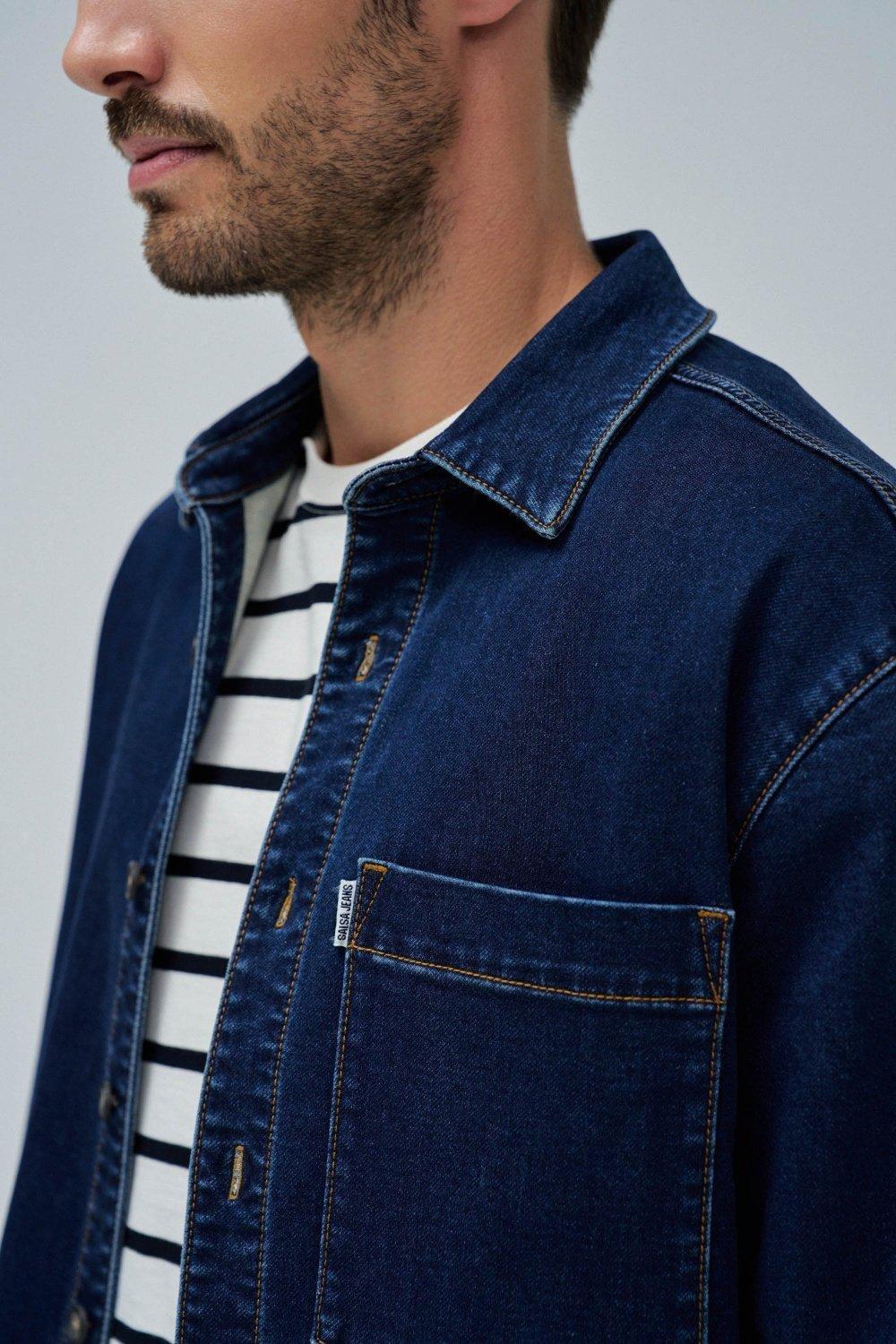 Overshirt S-Activ , Navy, large image number 4