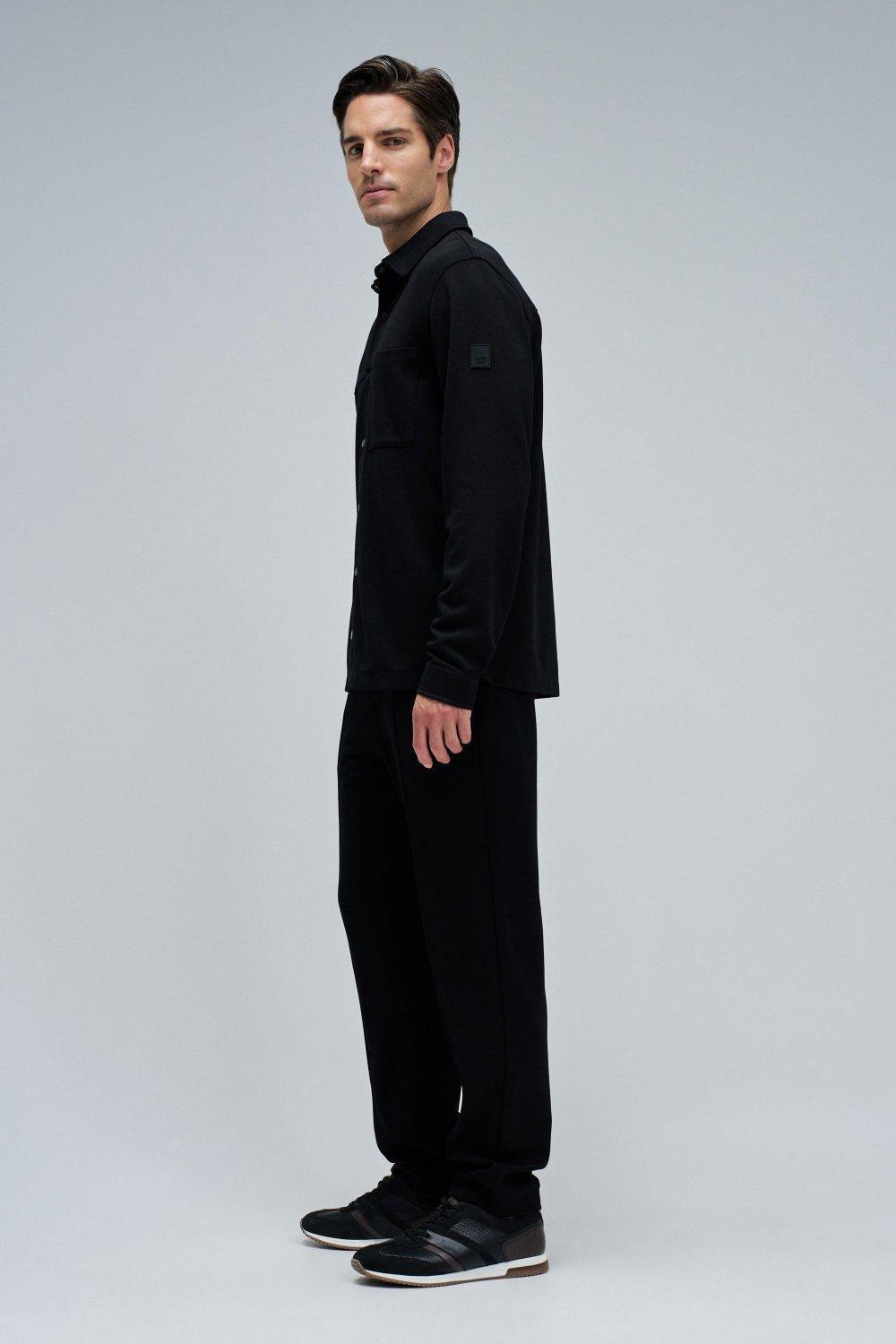 Regular Fit Overshirt, Black, large image number 2