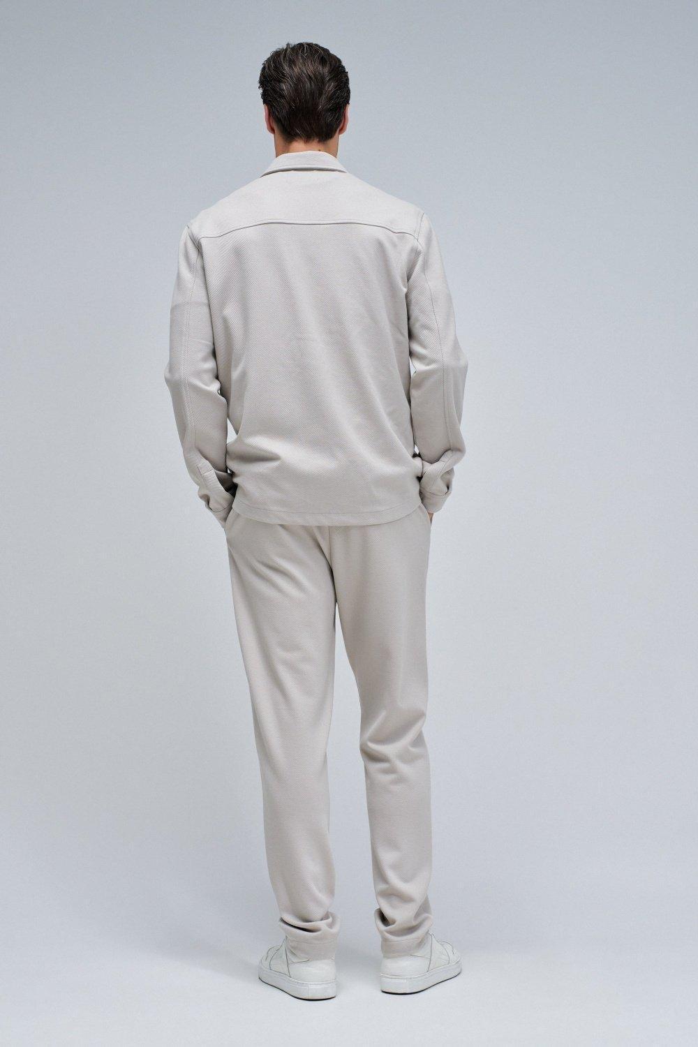 Regular Fit Overshirt, Cream, large image number 3