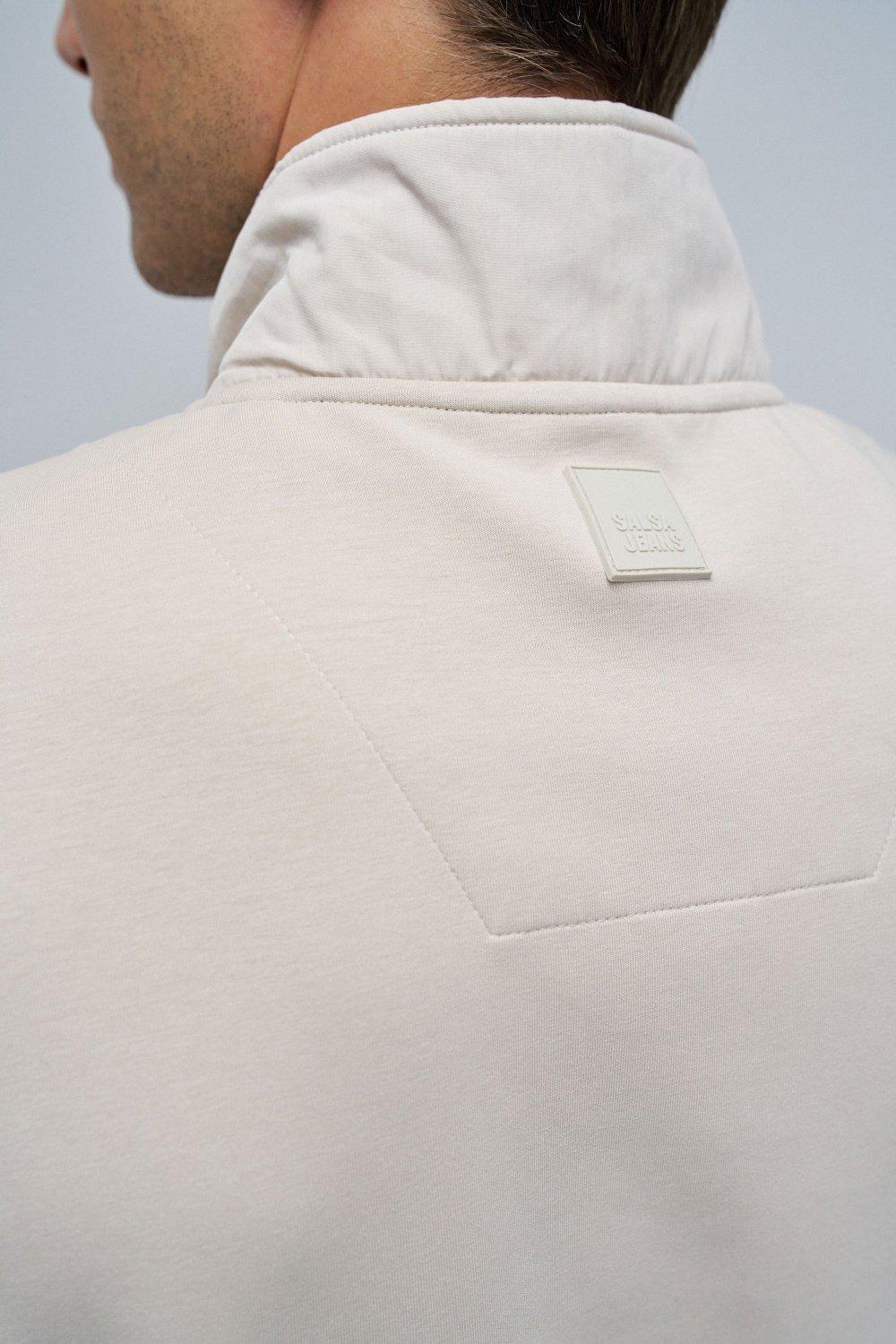 Padded Vest, Cream, large image number 4
