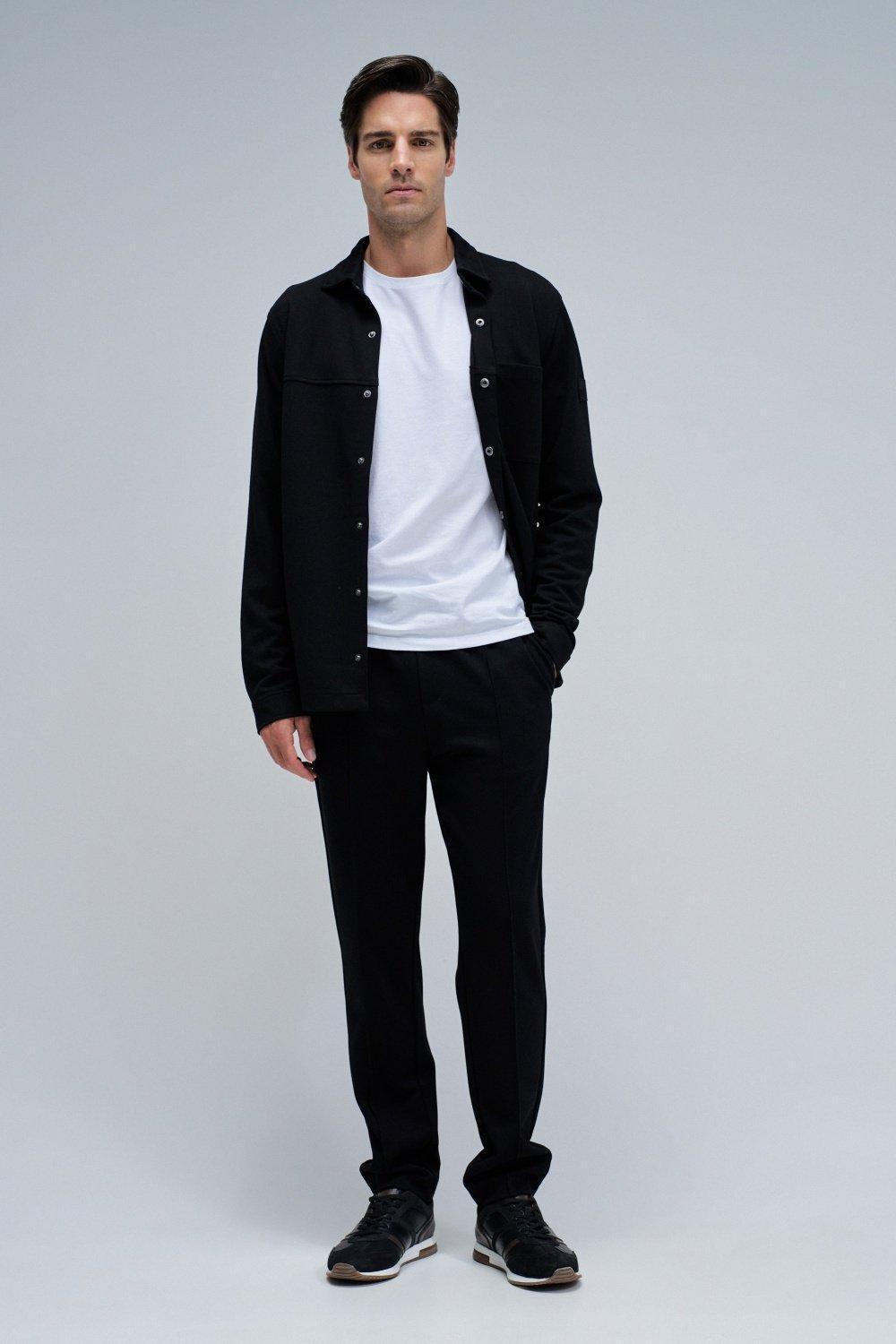 Joggers Trousers In Knit, , large image number 1