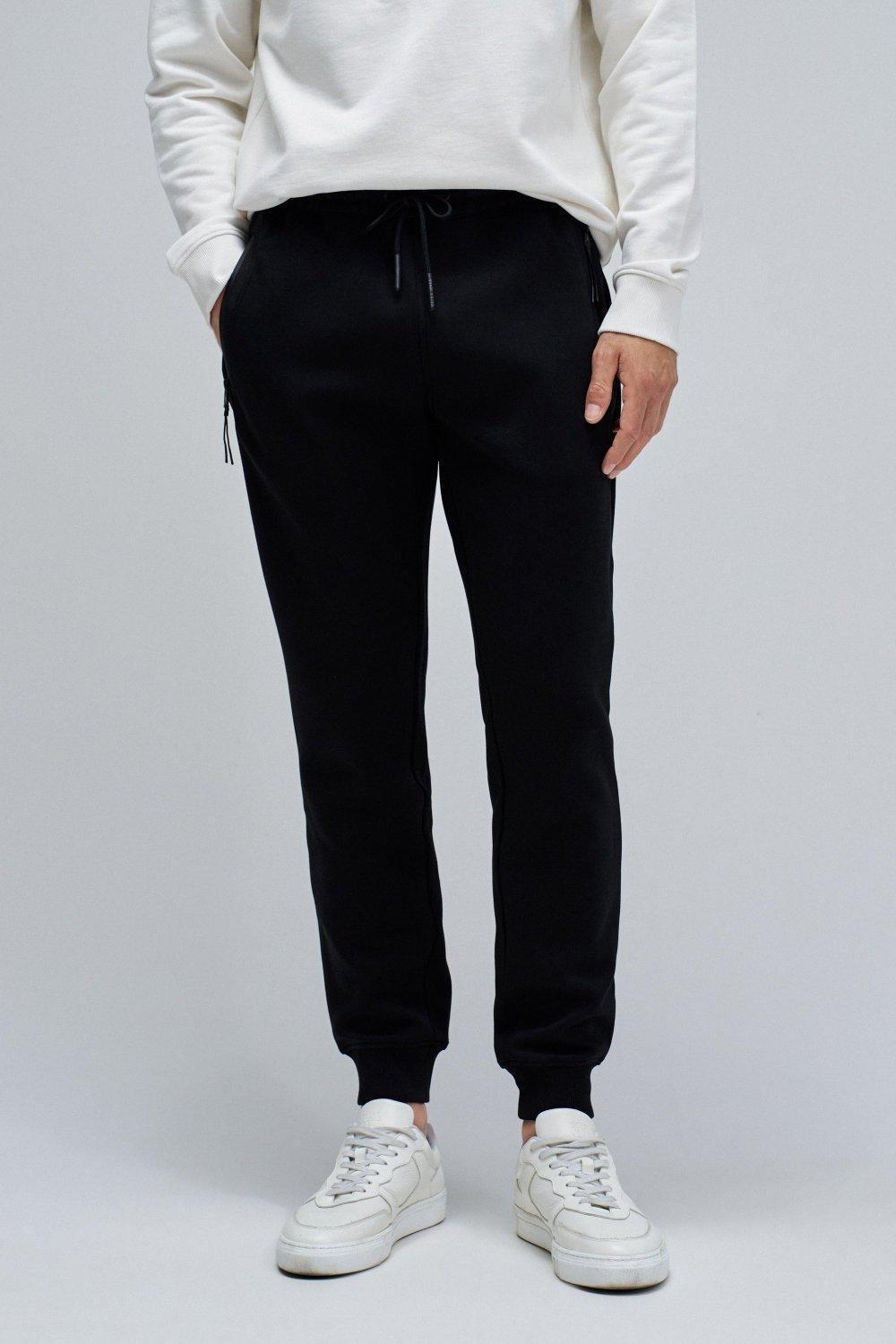 Joggers Trousers, Black, medium