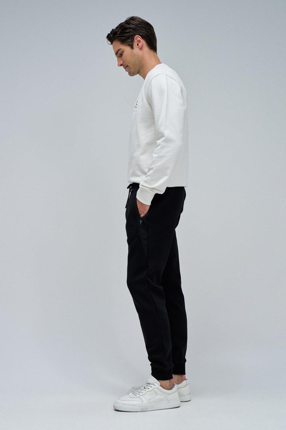 Joggers Trousers, Black, medium