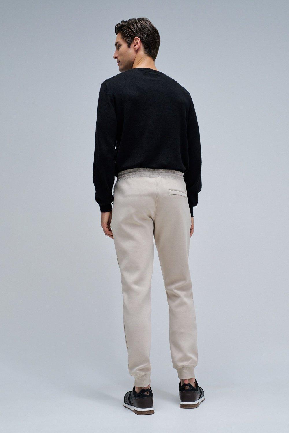 Joggers Trousers, Cream, large image number 3