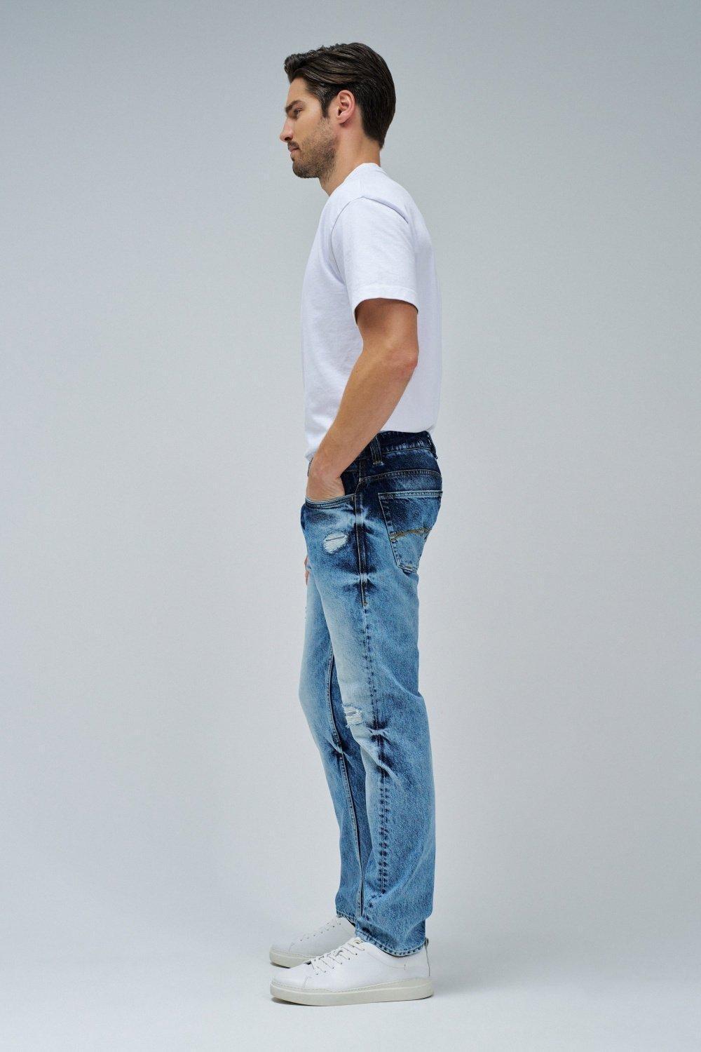 Blue Regular Fit Craft Series Jeans, , large image number 2