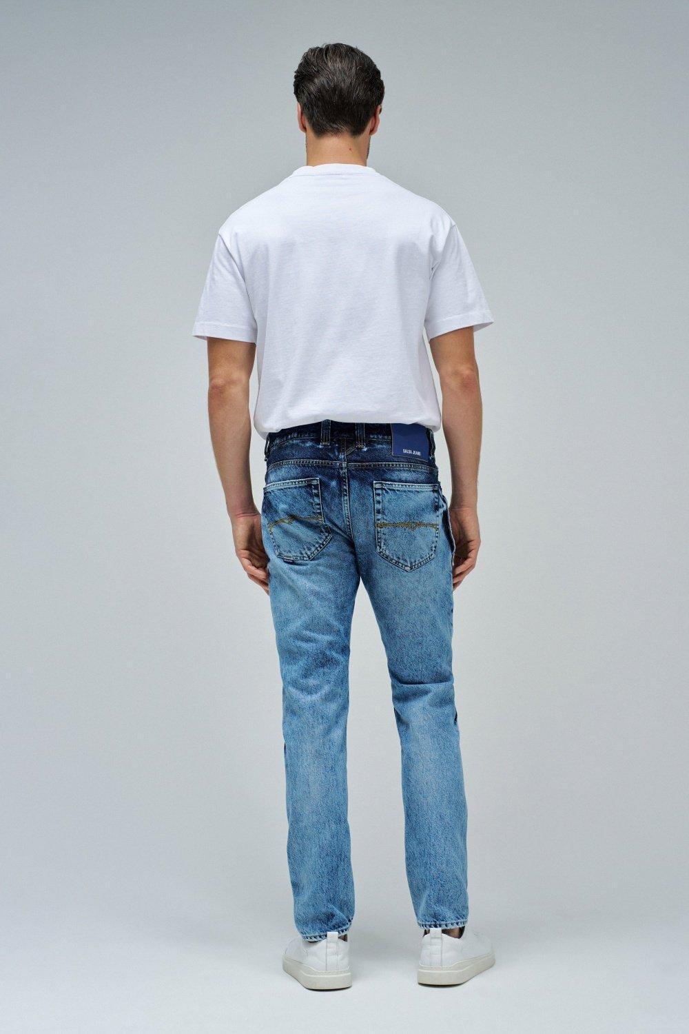 Blue Regular Fit Craft Series Jeans, , large image number 3