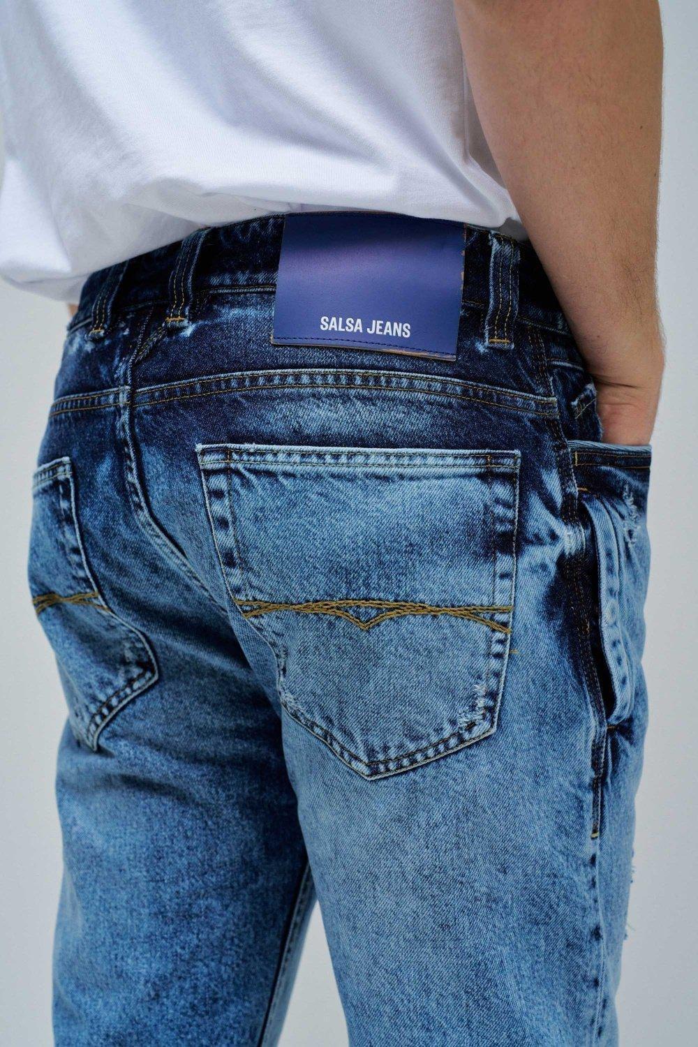 Blue Regular Fit Craft Series Jeans, , large image number 4