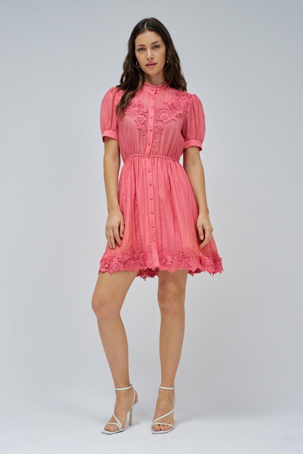 Short Shirt Dress, Pink, medium