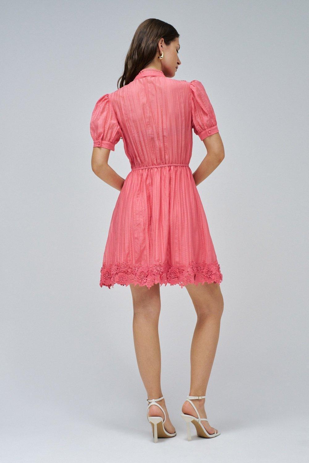 Short Shirt Dress, Pink, large image number 3
