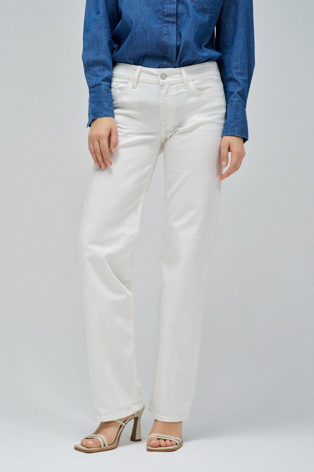 Plain Ankle-Length Jeans, , medium